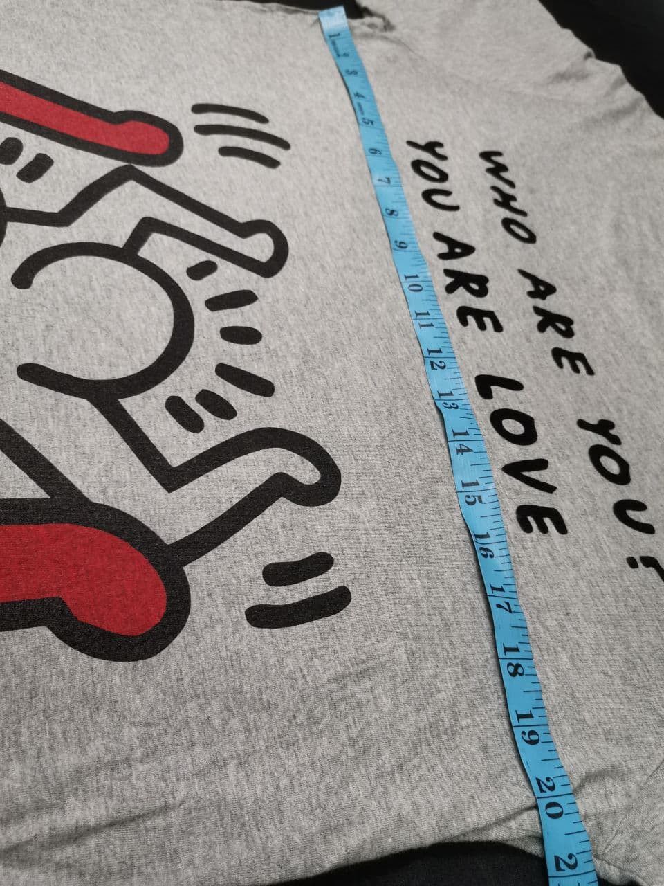 Japanese Brand × Keith Haring × Vintage Keith Haring Art Big Graphics Who are you? Size US L / EU 52-54 / 3 - 4 Thumbnail