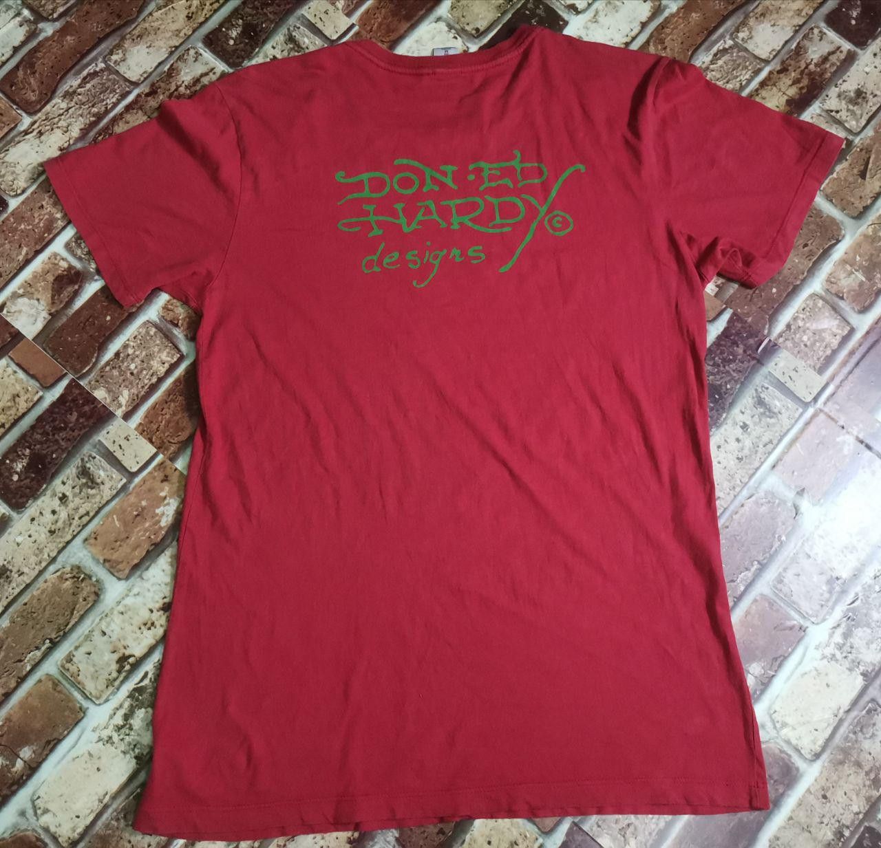 Christian Audigier × Ed Hardy Vintage Ed hardy Christian Audigier Red Vintage Skull Size US M / EU 48-50 / 2 - 7 Thumbnail