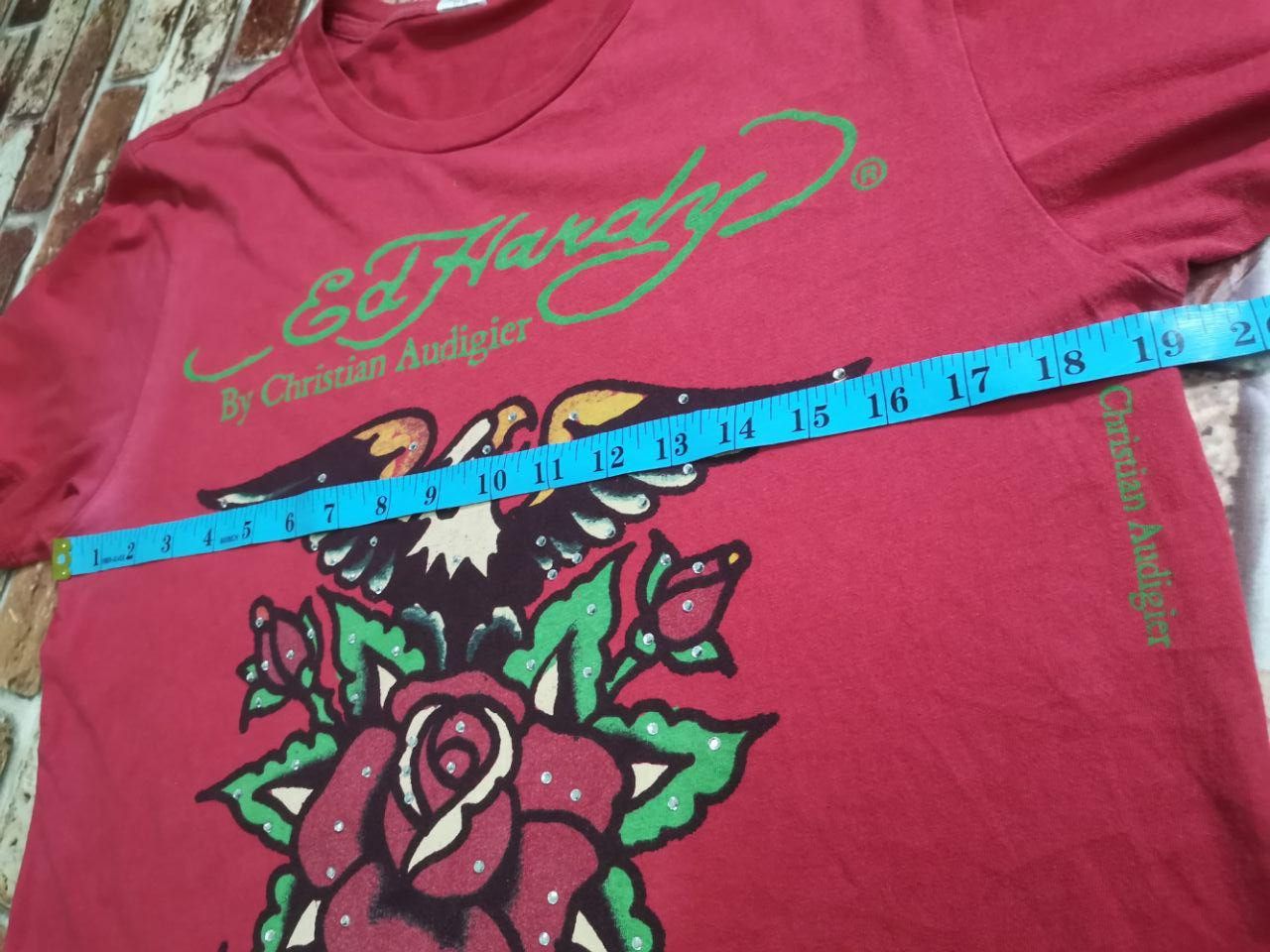 Christian Audigier × Ed Hardy Vintage Ed hardy Christian Audigier Red Vintage Skull Size US M / EU 48-50 / 2 - 4 Thumbnail