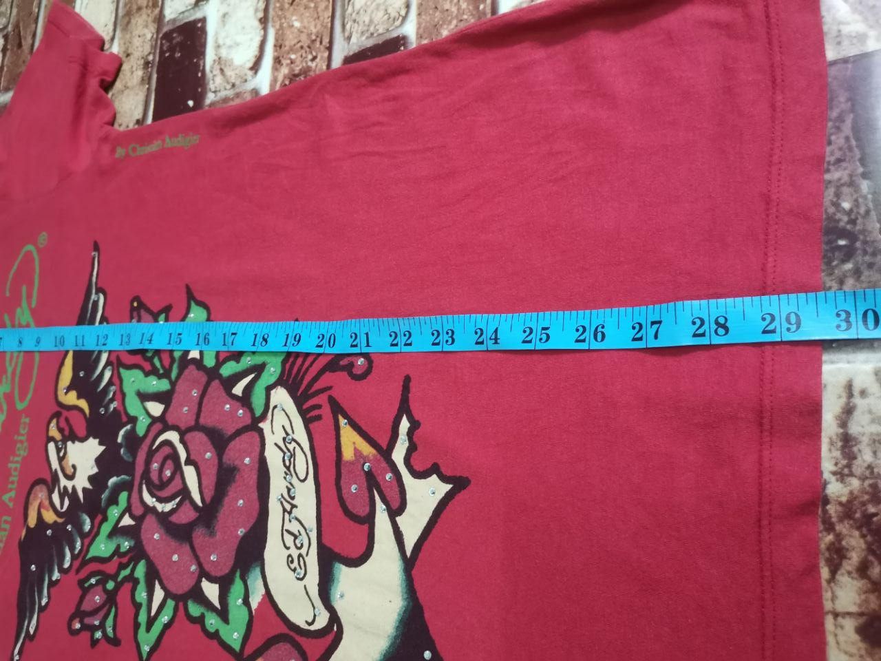 Christian Audigier × Ed Hardy Vintage Ed hardy Christian Audigier Red Vintage Skull Size US M / EU 48-50 / 2 - 5 Thumbnail