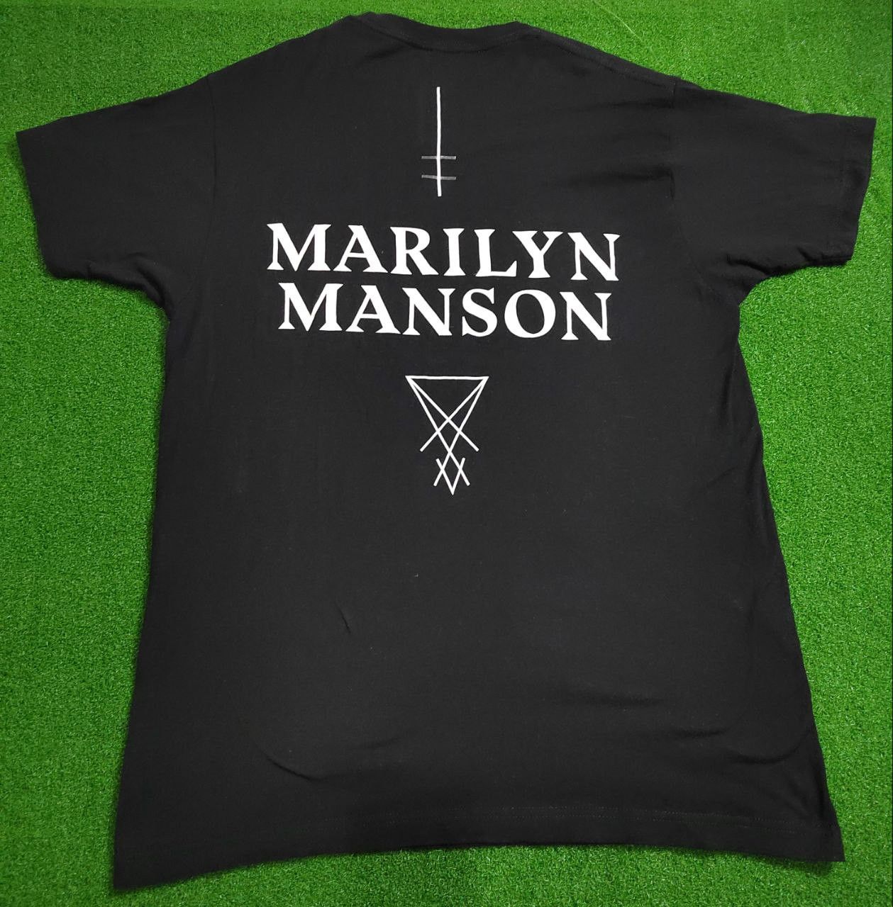 Band Tees × Japanese Brand Marilyn Manson Brian Hugh Warner Cross / Metalica/Nirvana Size US L / EU 52-54 / 3 - 3 Thumbnail