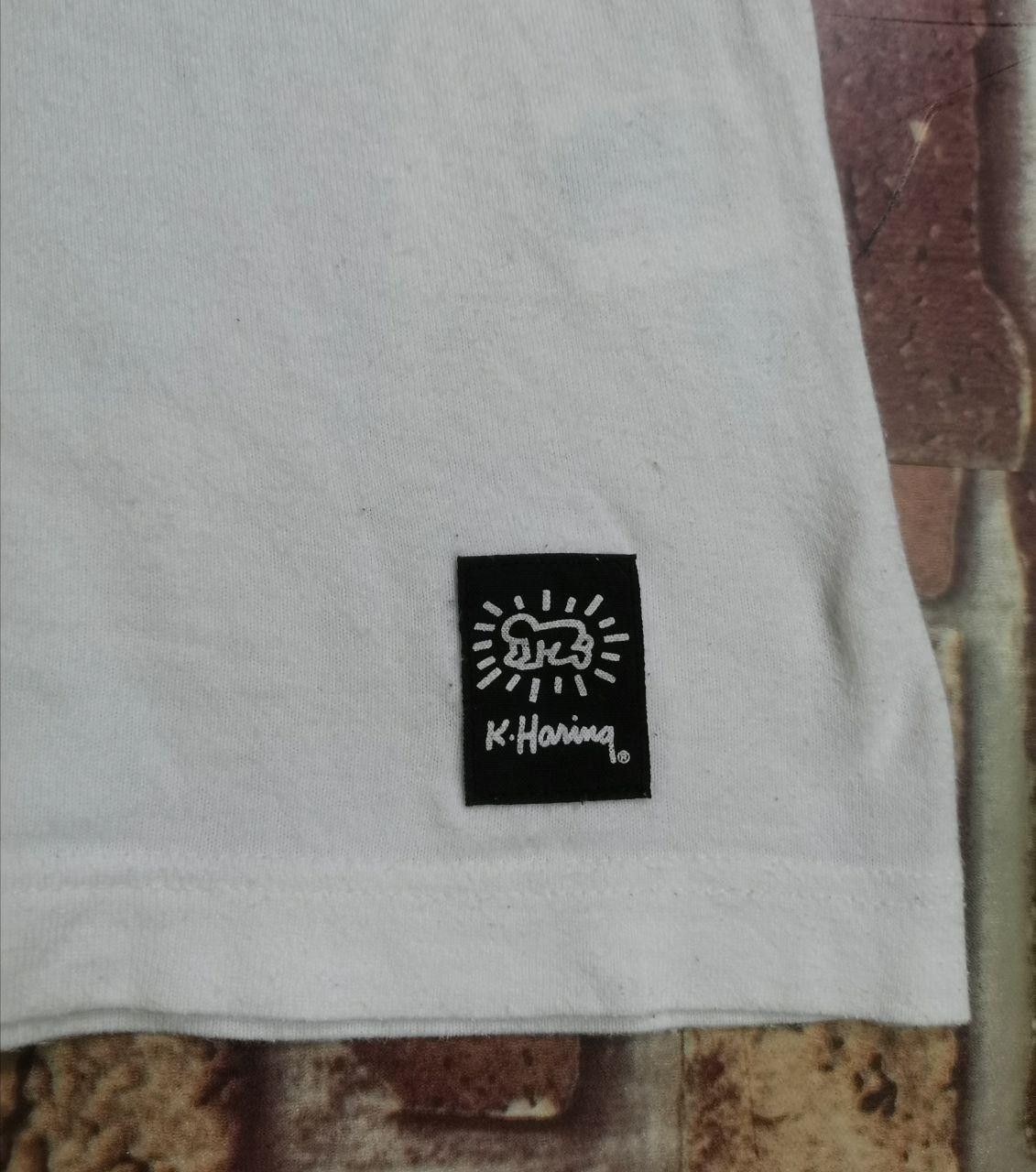 Japanese Brand × Keith Haring × Vintage KEITH HARING Vintage Dog Barking Tee Shirt Drawing Pop Art Size US L / EU 52-54 / 3 - 11 Thumbnail