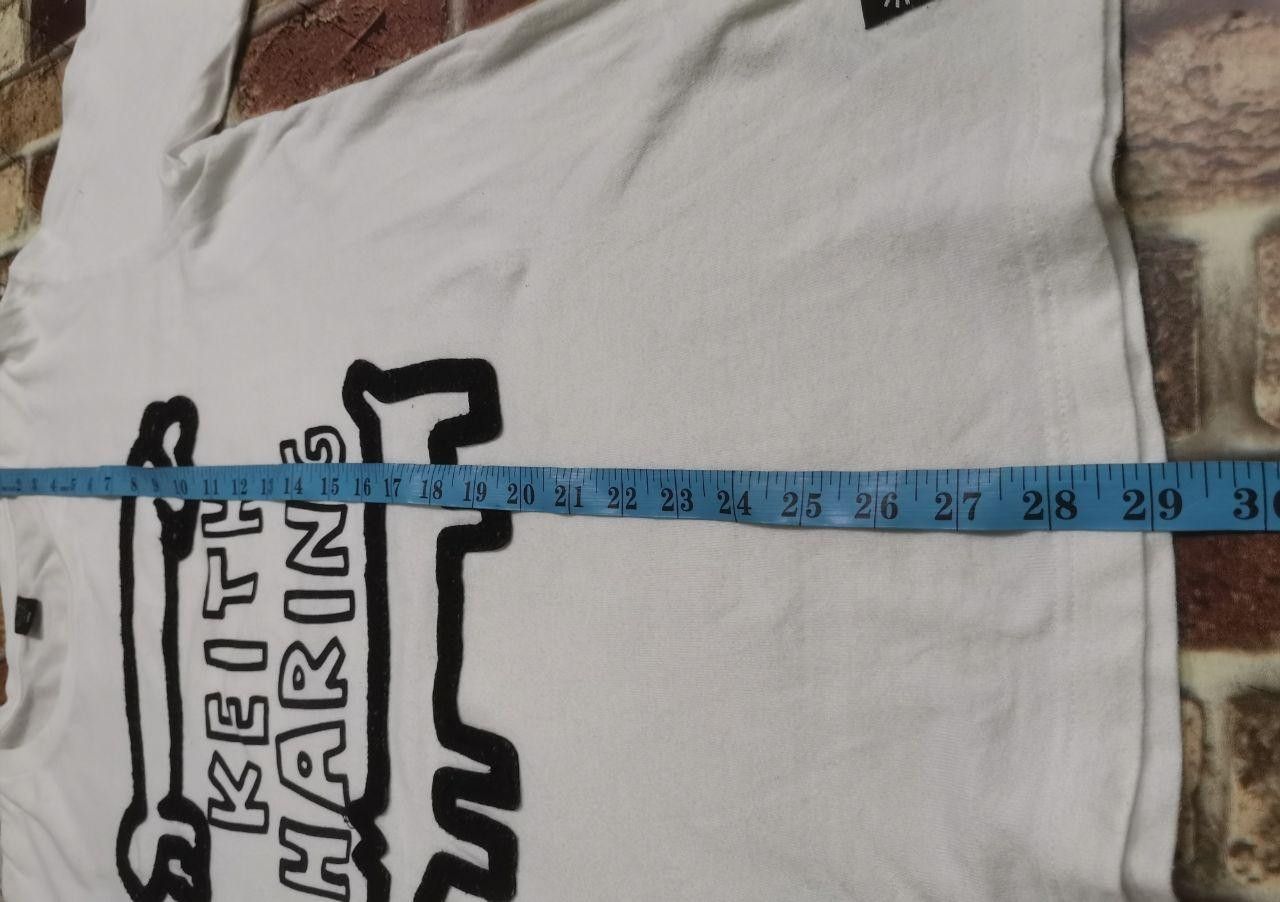 Japanese Brand × Keith Haring × Vintage KEITH HARING Vintage Dog Barking Tee Shirt Drawing Pop Art Size US L / EU 52-54 / 3 - 5 Thumbnail