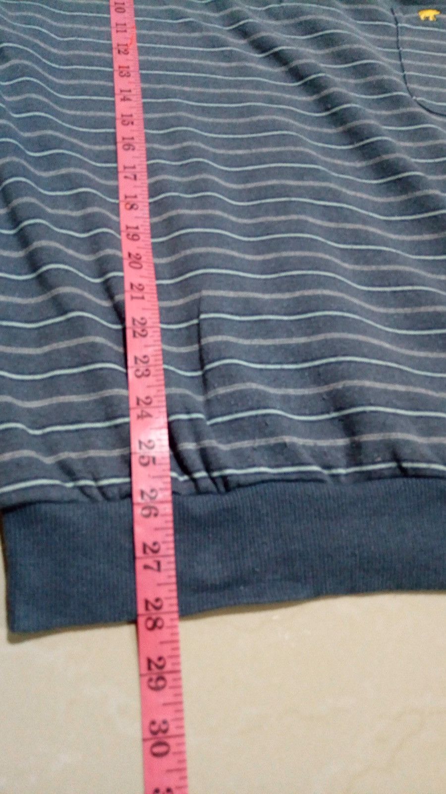 Golden Bear × Vintage Vintage Golden Bear Stripe Sweatshirt Big Logo L fits M Size US M / EU 48-50 / 2 - 11 Thumbnail