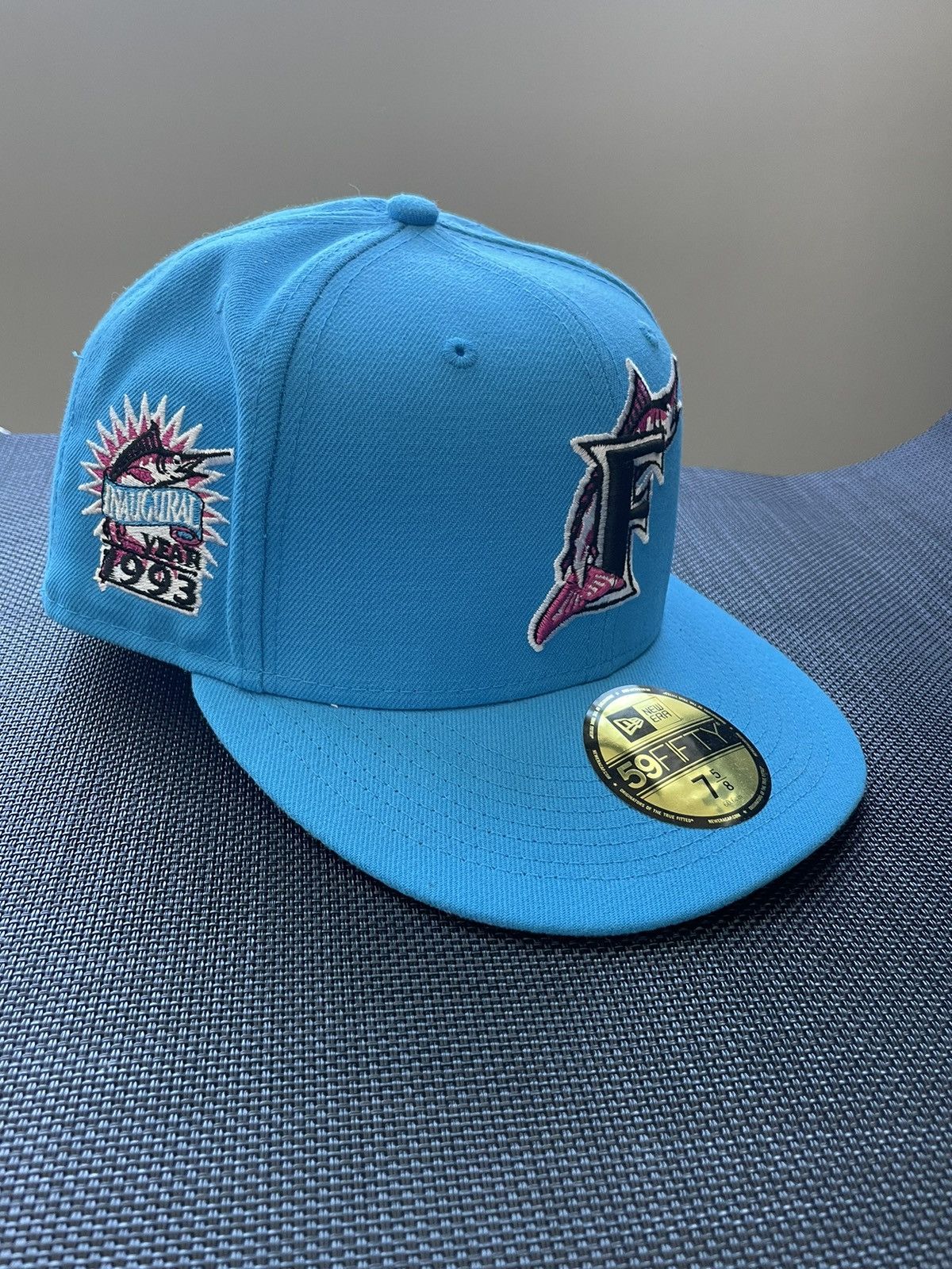 New Era Men's MLB Florida Marlins 5950 Fitted '1993 Inaugural Patch' Caps