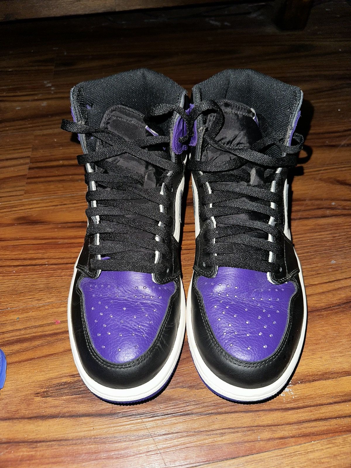 Nike Jordan 1 Court Purple 1.0 Size US 10 / EU 43 - 4 Thumbnail
