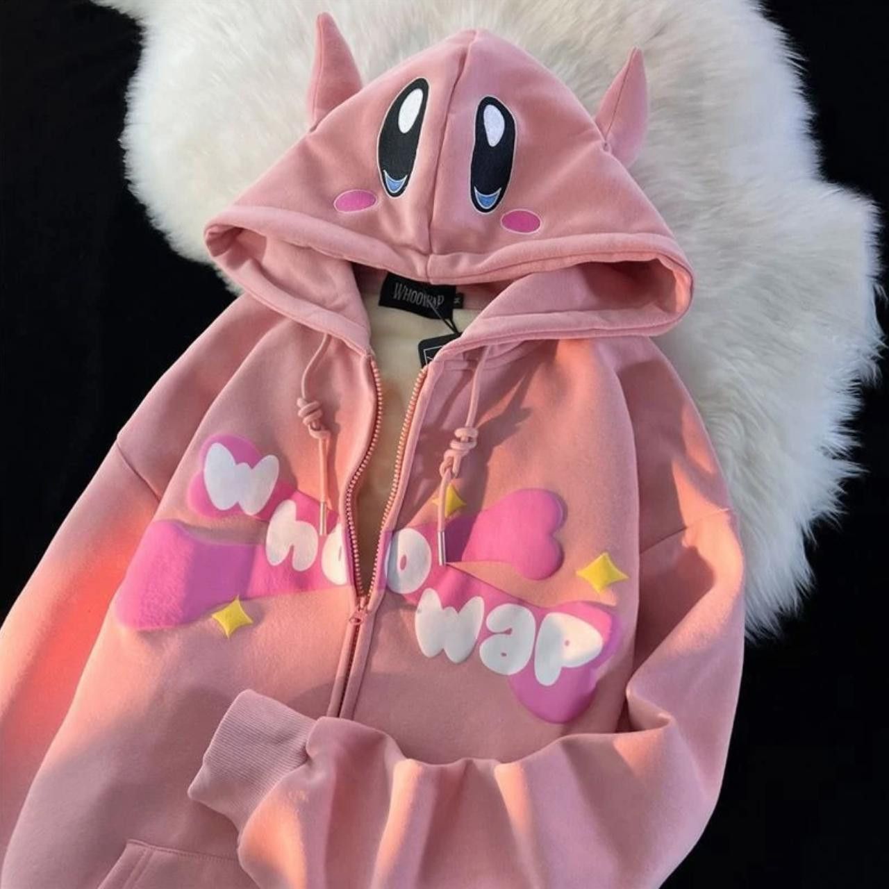 Vintage Harajuku Y2K Kirby Hoodie | Grailed