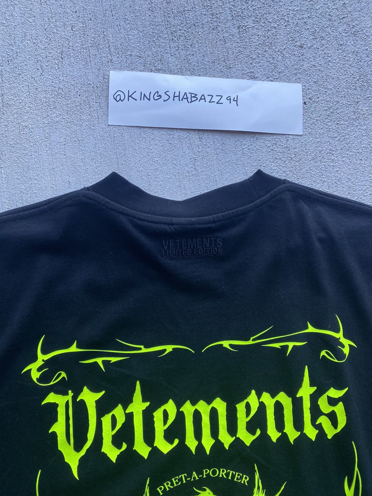 Vetements VETEMENTS PRET-A-PORTER HARDCORE T SHIRT Size US L / EU 52-54 / 3 - 7 Thumbnail