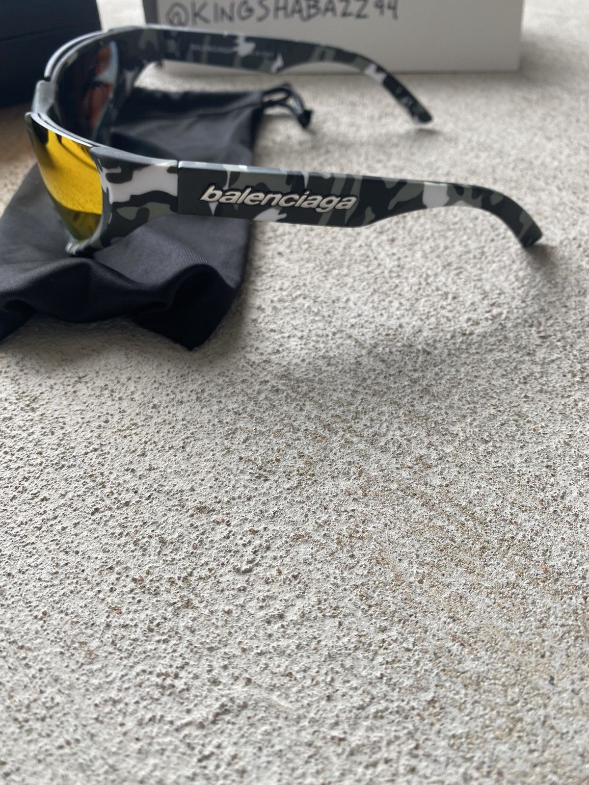 Balenciaga BALENCIAGA SNOW CAMO XPANDER SUNGLASSES Size ONE SIZE - 3 Thumbnail
