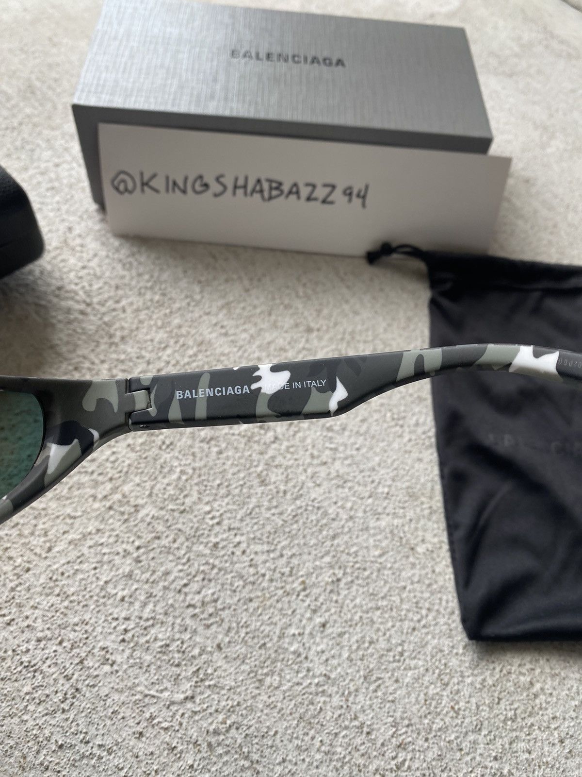 Balenciaga BALENCIAGA SNOW CAMO XPANDER SUNGLASSES Size ONE SIZE - 4 Thumbnail