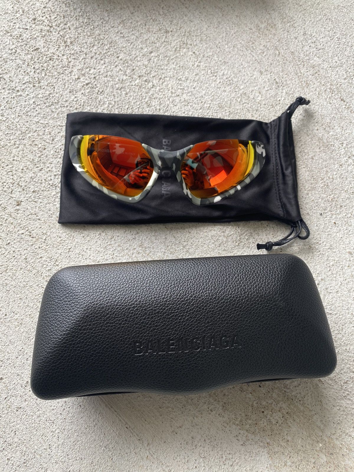 Balenciaga BALENCIAGA SNOW CAMO XPANDER SUNGLASSES Size ONE SIZE - 1 Thumbnail
