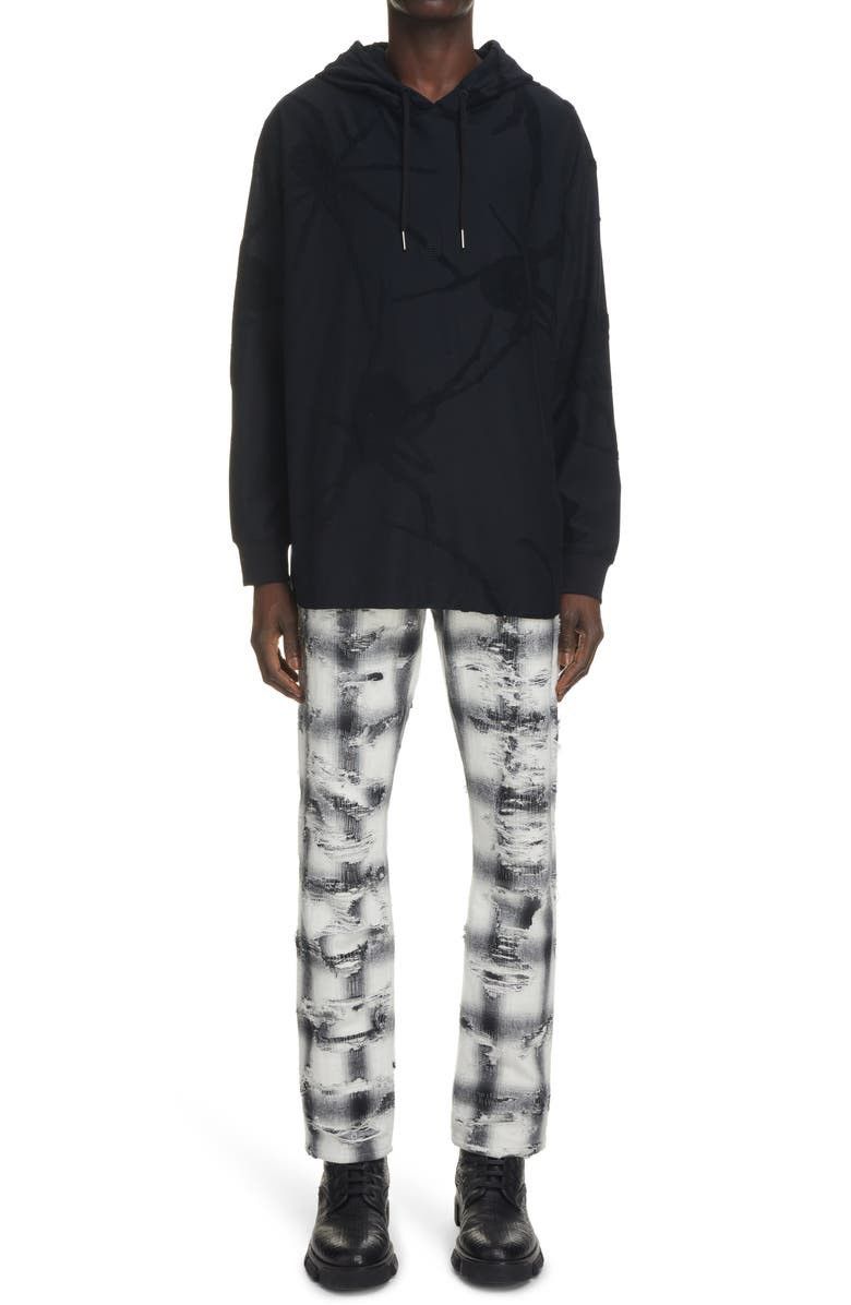 Givenchy GIVENCHY DISTRESSED FLANNEL DENIM | BLK & WHT Size US 34 / EU 50 - 11 Thumbnail