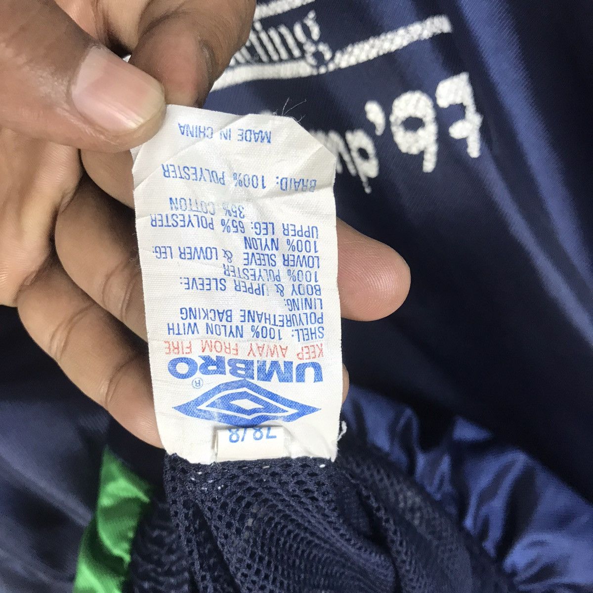 Umbro × Vintage Vintage 90’s Umbro Coach Jacket Size US XL / EU 56 / 4 - 12 Thumbnail