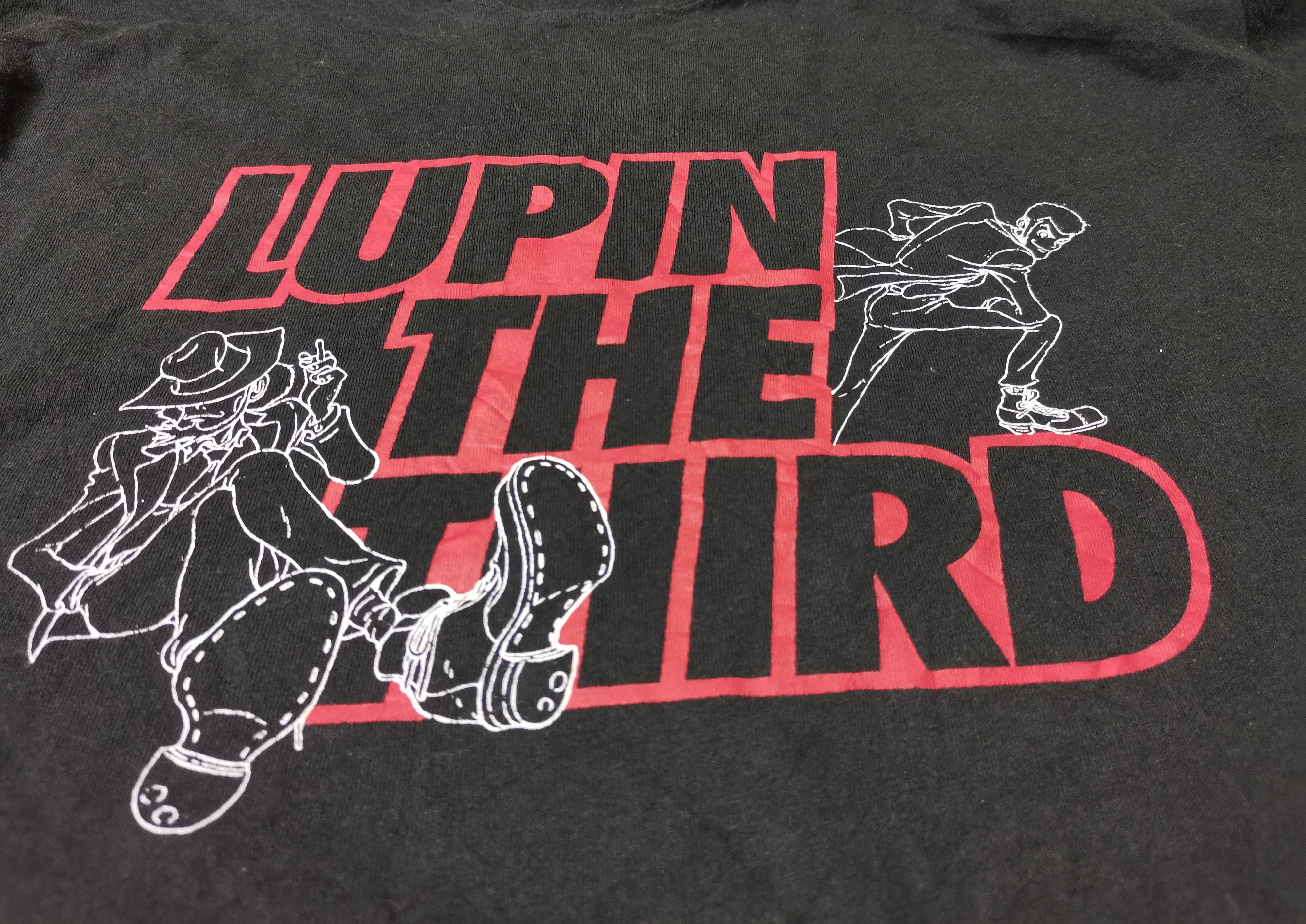 Anime × Cartoon Network × Vintage Vintage Lupin The Third / Evangelion/ Hunter Size US XL / EU 56 / 4 - 3 Thumbnail