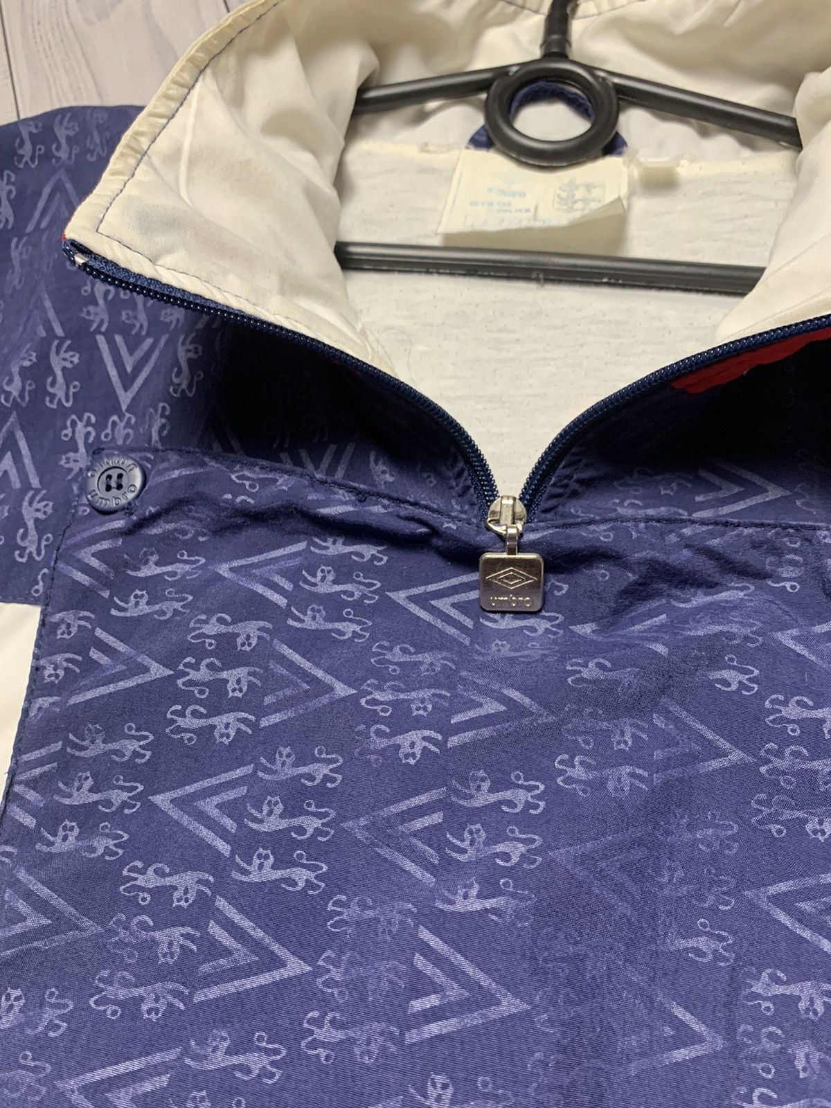 Umbro × Vintage Vintage England soccer track jacket Umbro monogram rare M/L Size US M / EU 48-50 / 2 - 5 Thumbnail