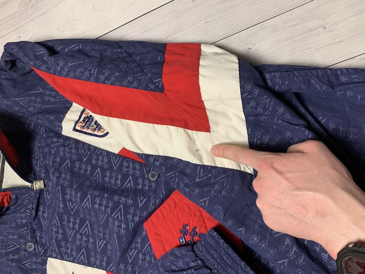 Umbro × Vintage Vintage England soccer track jacket Umbro monogram rare M/L Size US M / EU 48-50 / 2 - 8 Thumbnail