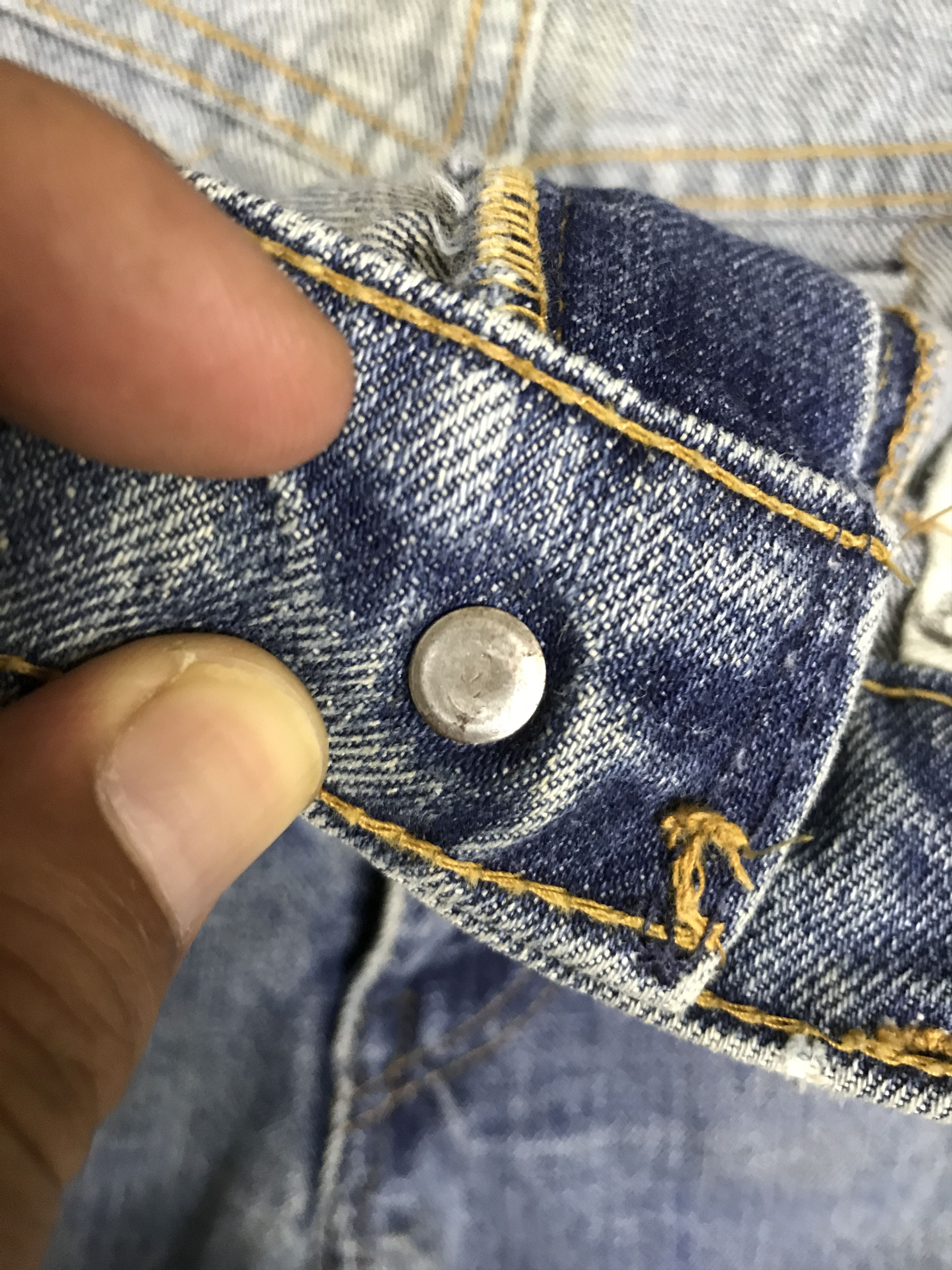 Levi's × Vintage VL191- Vintage Levis 517 Medium Wash Flare Jeans Size US 32 / EU 48 - 8 Thumbnail