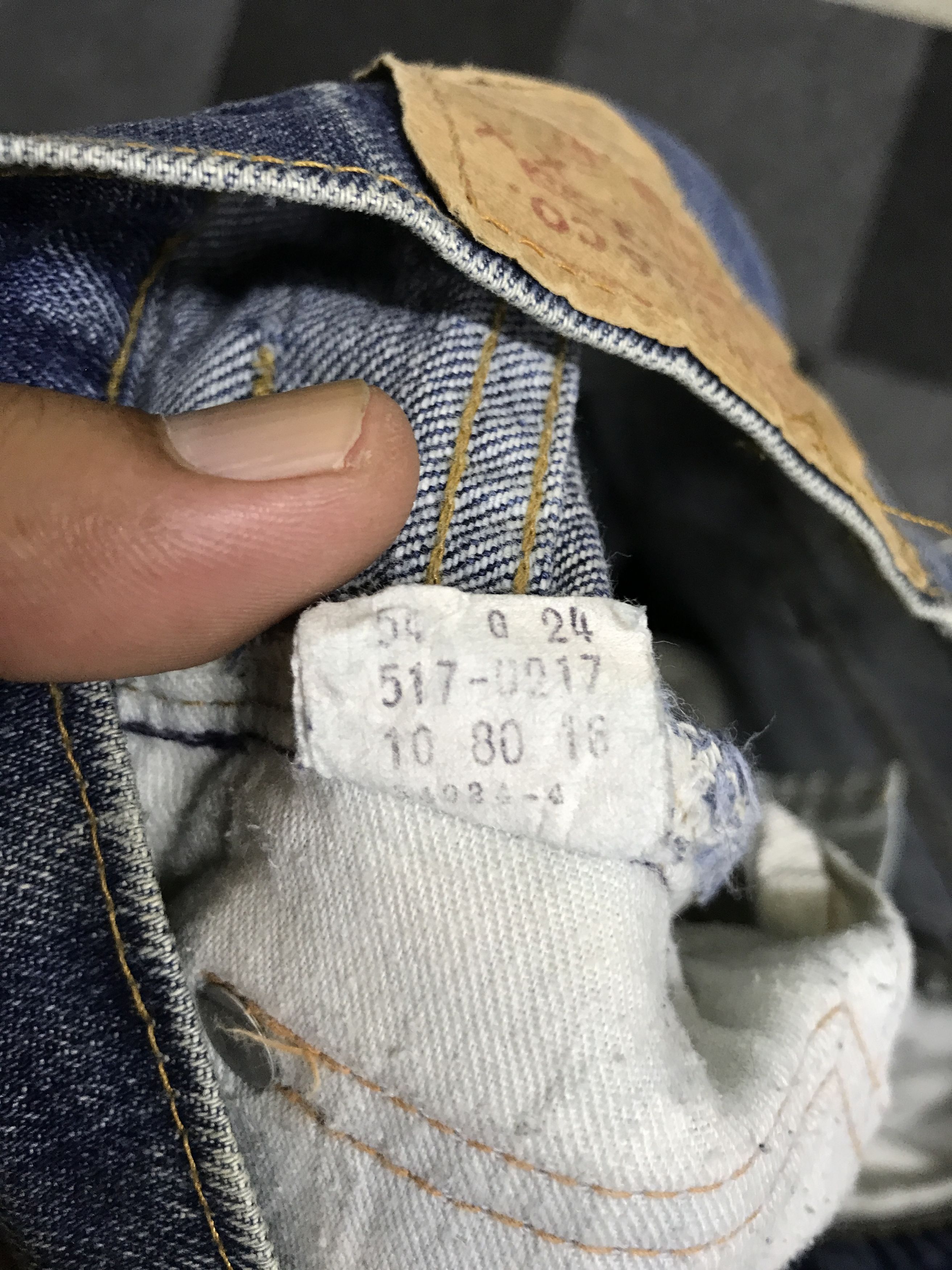 Levi's × Vintage VL191- Vintage Levis 517 Medium Wash Flare Jeans Size US 32 / EU 48 - 19 Thumbnail