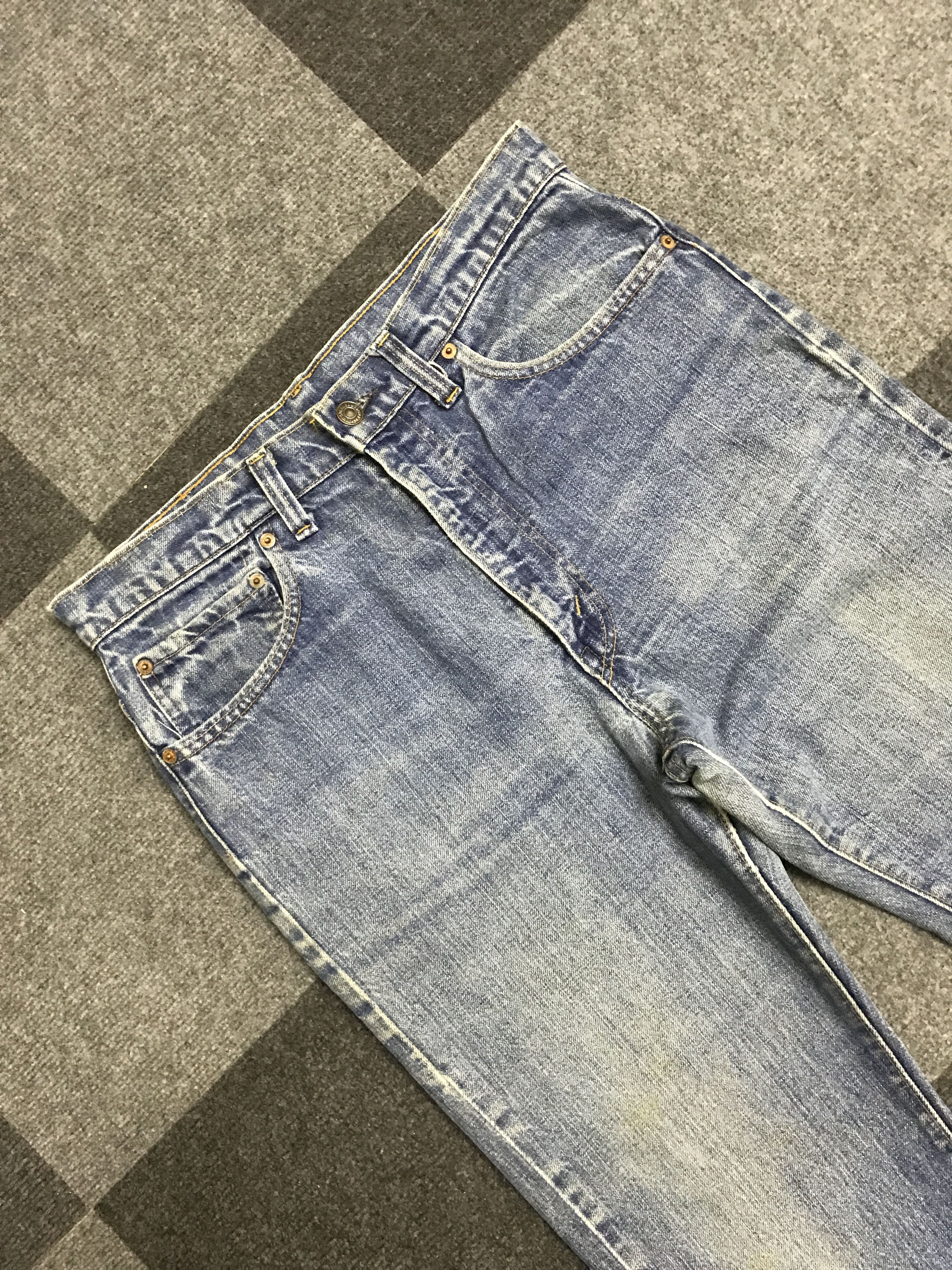 Levi's × Vintage VL191- Vintage Levis 517 Medium Wash Flare Jeans Size US 32 / EU 48 - 2 Thumbnail