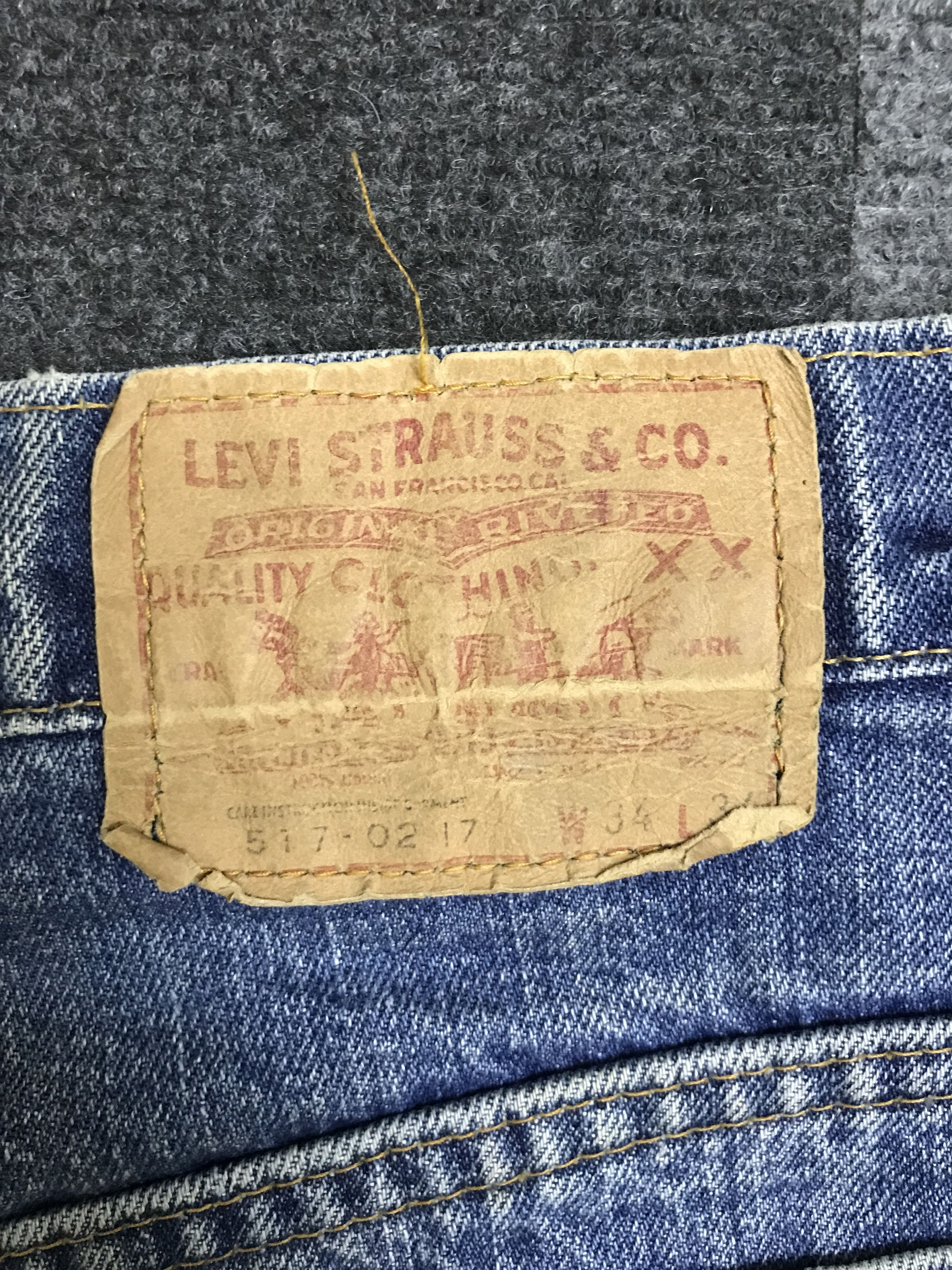 Levi's × Vintage VL191- Vintage Levis 517 Medium Wash Flare Jeans Size US 32 / EU 48 - 16 Thumbnail