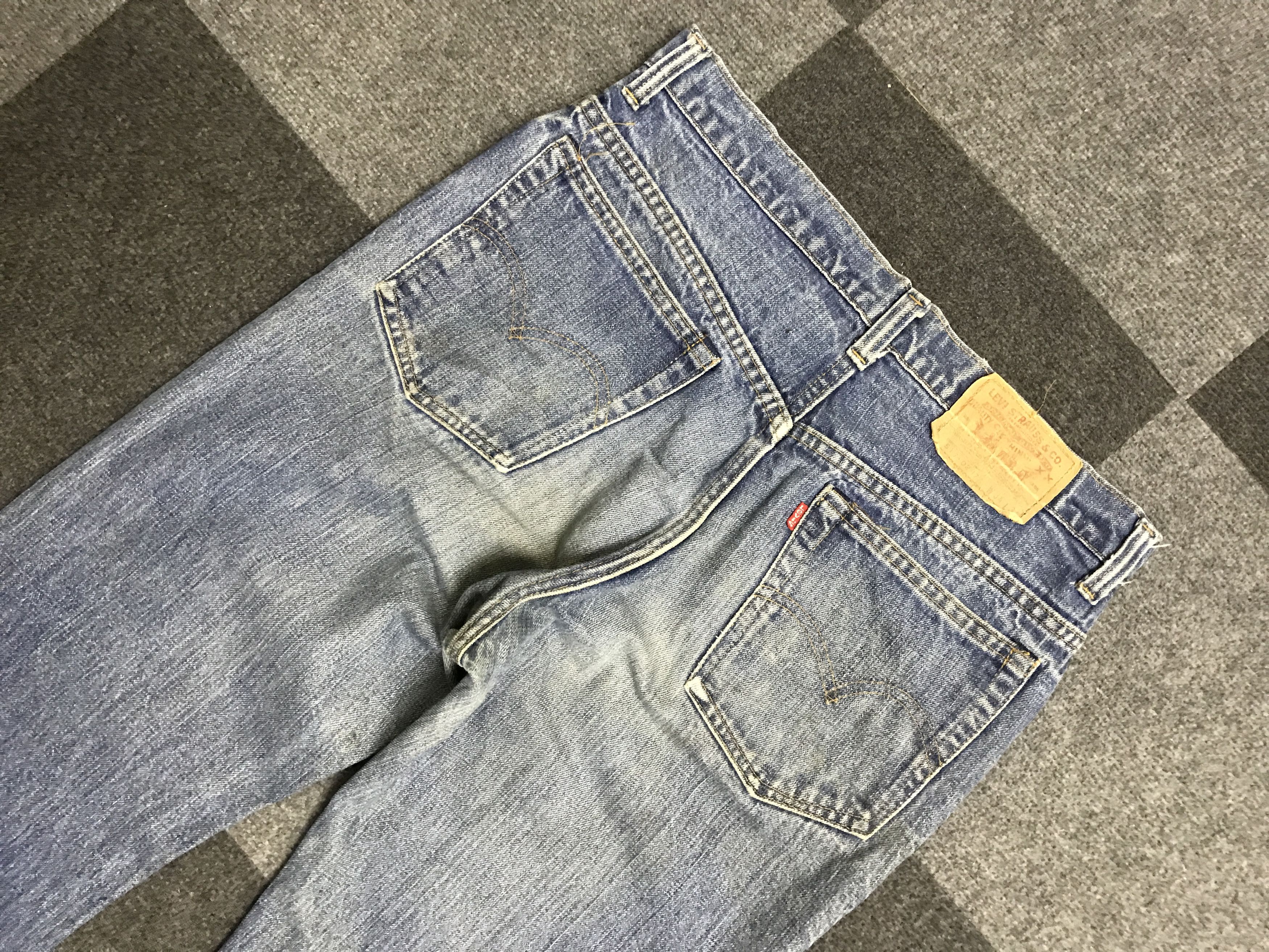 Levi's × Vintage VL191- Vintage Levis 517 Medium Wash Flare Jeans Size US 32 / EU 48 - 10 Thumbnail