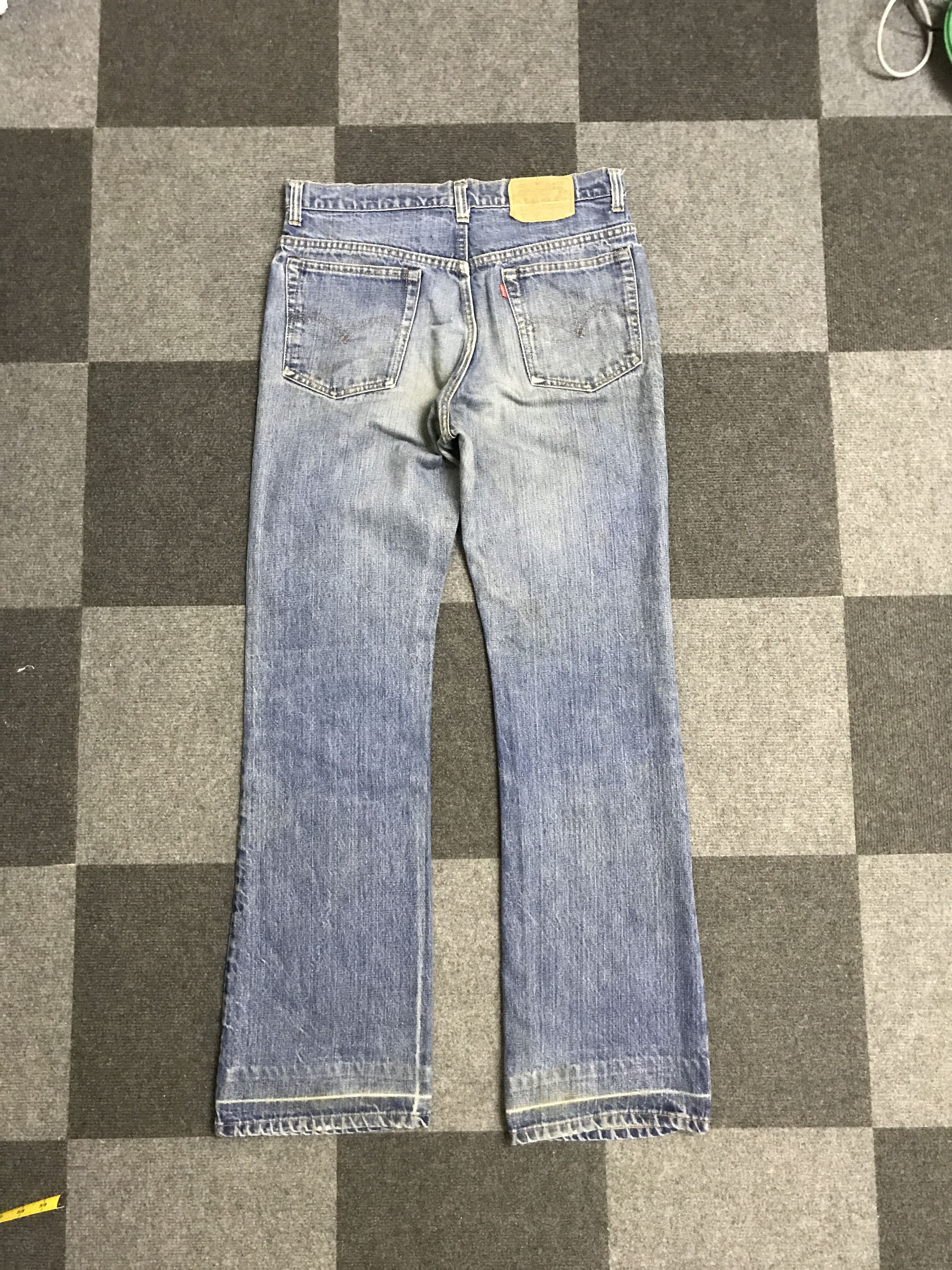Levi's × Vintage VL191- Vintage Levis 517 Medium Wash Flare Jeans Size US 32 / EU 48 - 9 Thumbnail