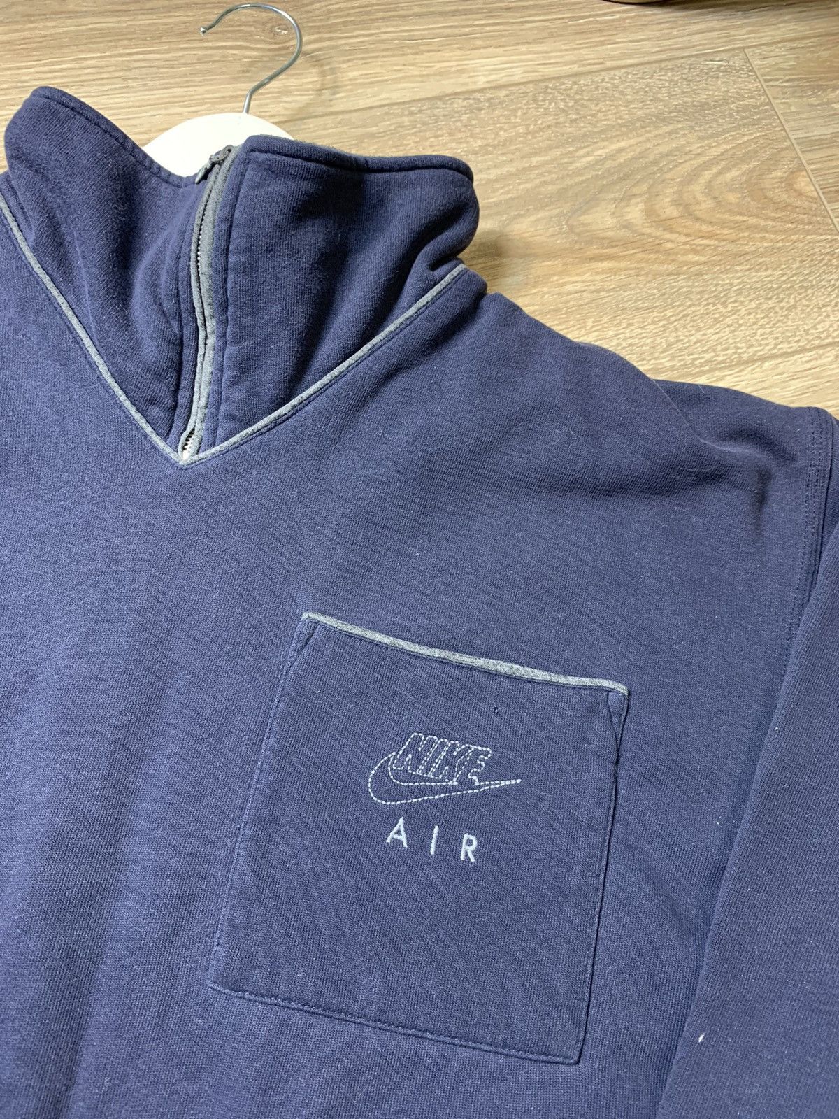 Nike × Vintage Vintage Nike 1/4 Zip Up Sweatshirt Size US L / EU 52-54 / 3 - 5 Thumbnail