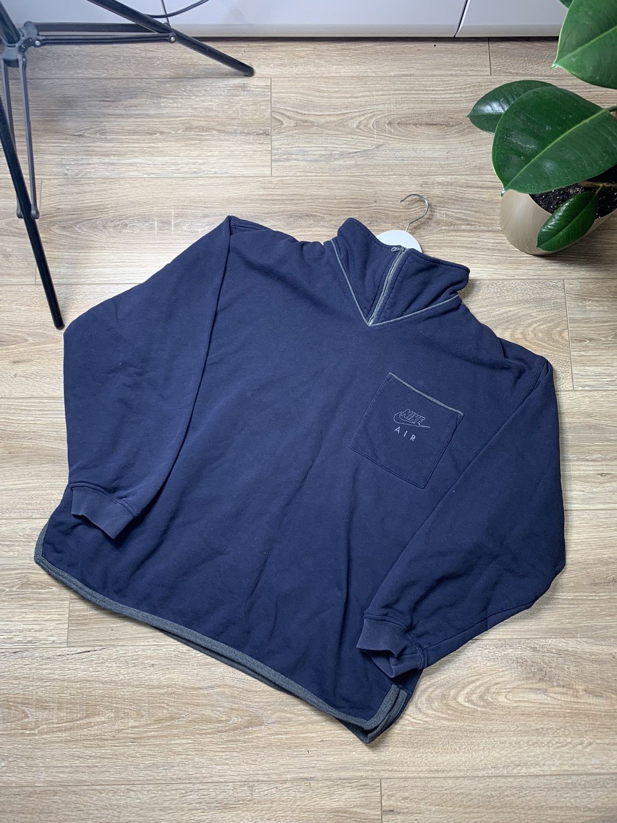 Nike × Vintage Vintage Nike 1/4 Zip Up Sweatshirt Size US L / EU 52-54 / 3 - 1 Thumbnail