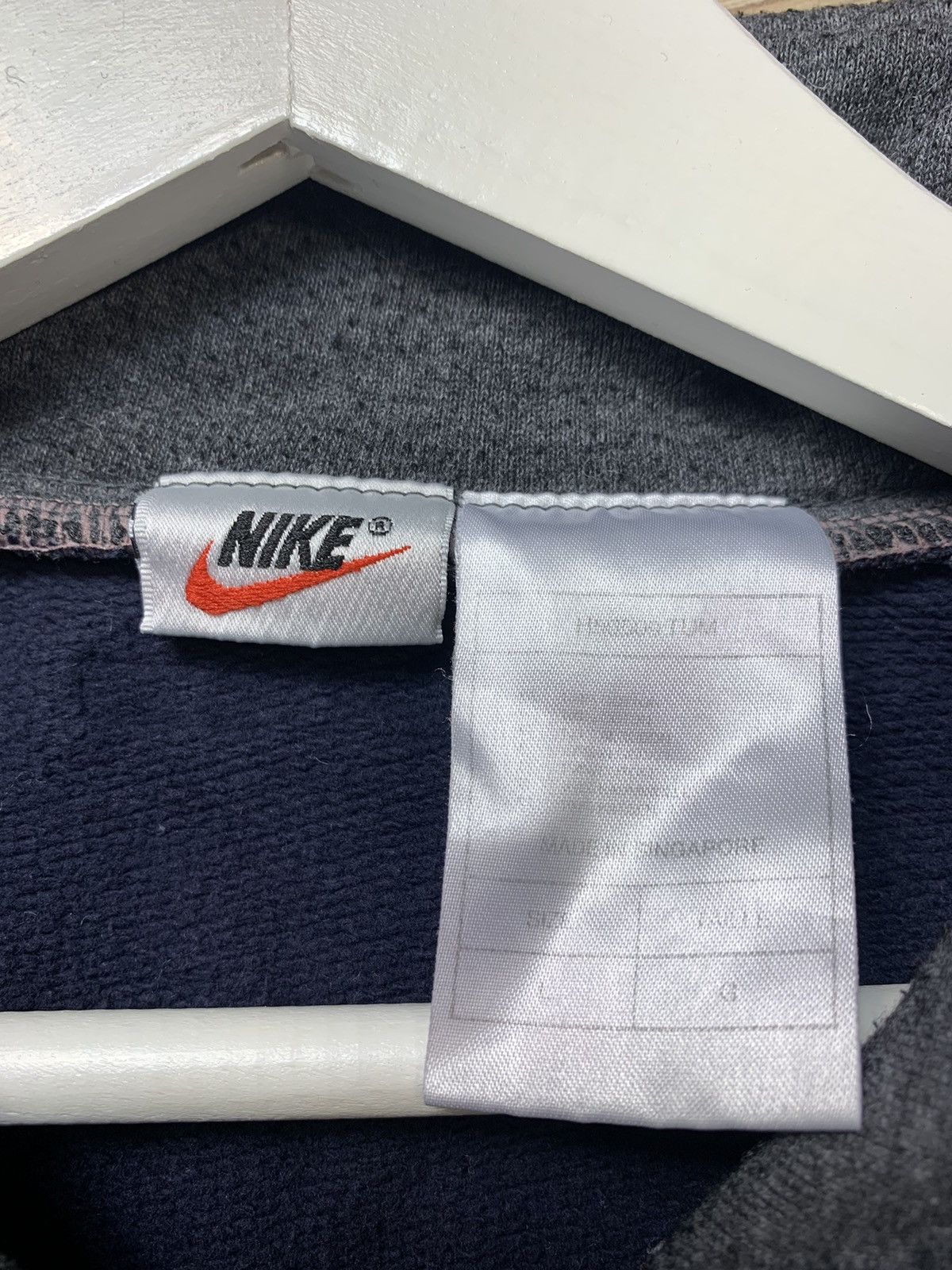 Nike × Vintage Vintage Nike 1/4 Zip Up Sweatshirt Size US L / EU 52-54 / 3 - 13 Thumbnail