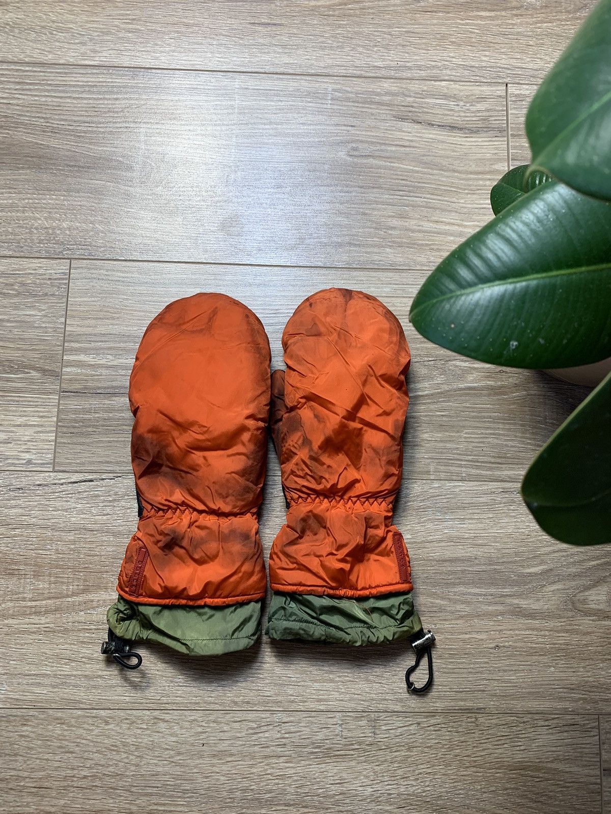 Prada Prada Sport Orange Ski Gloves with Red Tab Grailed