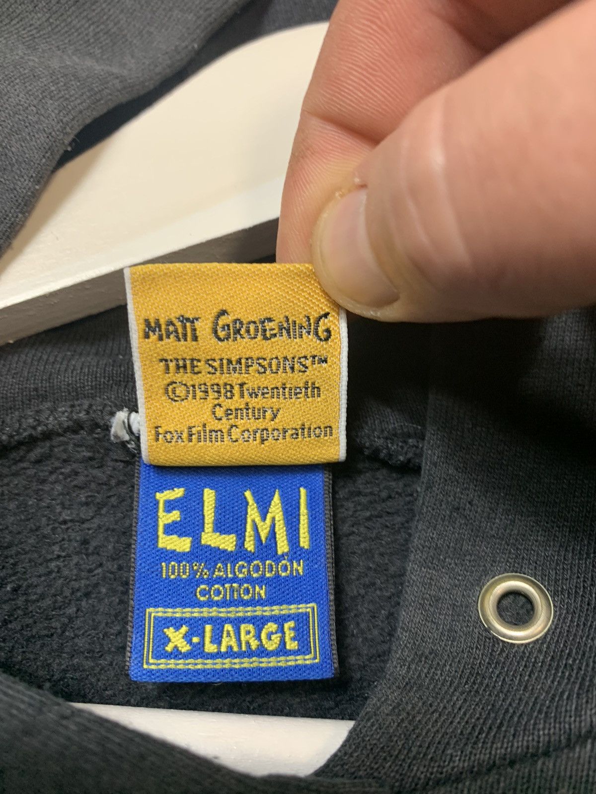 The Simpsons × Vintage Vintage 90s The Simpsons Cartoon Hoodie 1998 “Carlsberg” Size US XL / EU 56 / 4 - 9 Thumbnail