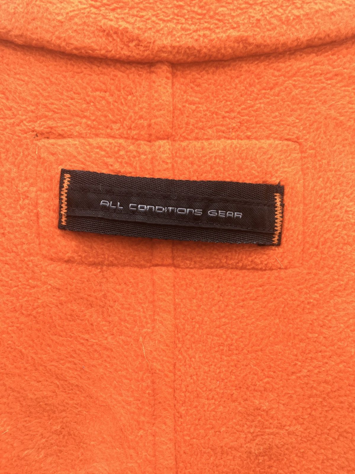 Nike ACG × Vintage 90s Nike ACG Sweater Zipper Fleece Orange Size US L / EU 52-54 / 3 - 8 Thumbnail
