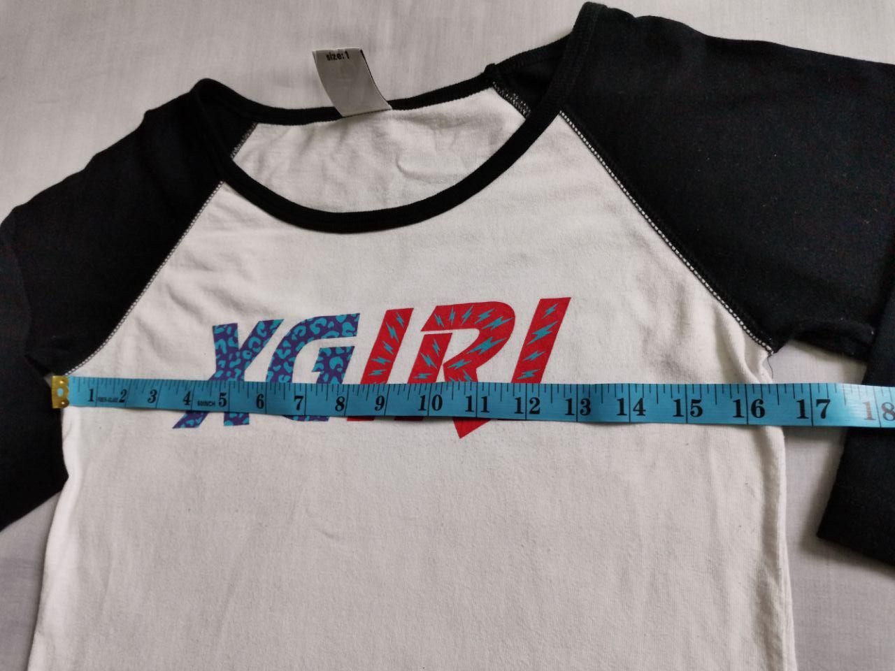Japanese Brand × Vintage X-Girl Tee Big Logo Spellout 3q raqlan | X-Large Size US XS / EU 42 / 0 - 7 Thumbnail