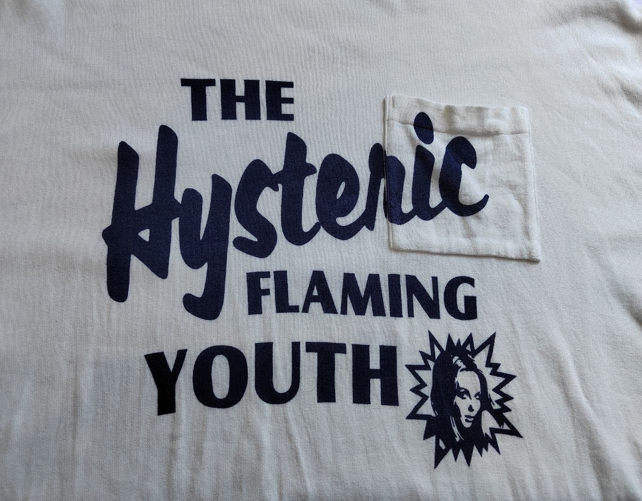 Hysteric Glamour × Japanese Brand × Vintage Hysteric Glamour 3q Rare The Hysteric Flaming Youth Size US M / EU 48-50 / 2 - 1 Thumbnail