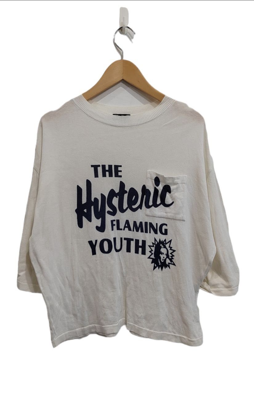 Hysteric Glamour × Japanese Brand × Vintage Hysteric Glamour 3q Rare The Hysteric Flaming Youth Size US M / EU 48-50 / 2 - 2 Thumbnail