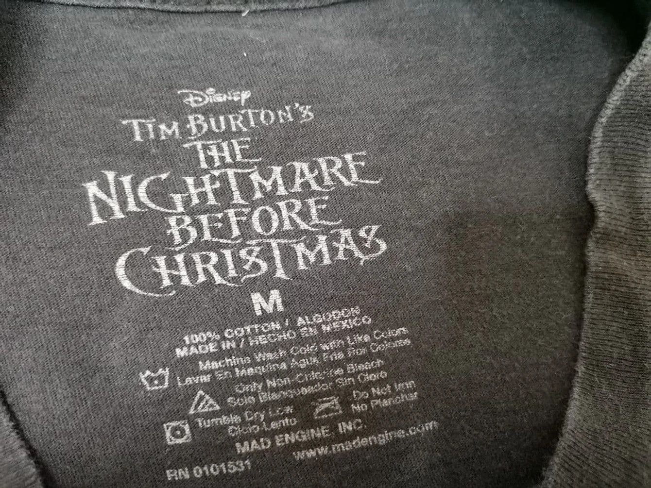 Cartoon Network × Vintage Vintage Nightmare Before Christmas Tim Burton Tee Size US M / EU 48-50 / 2 - 7 Thumbnail