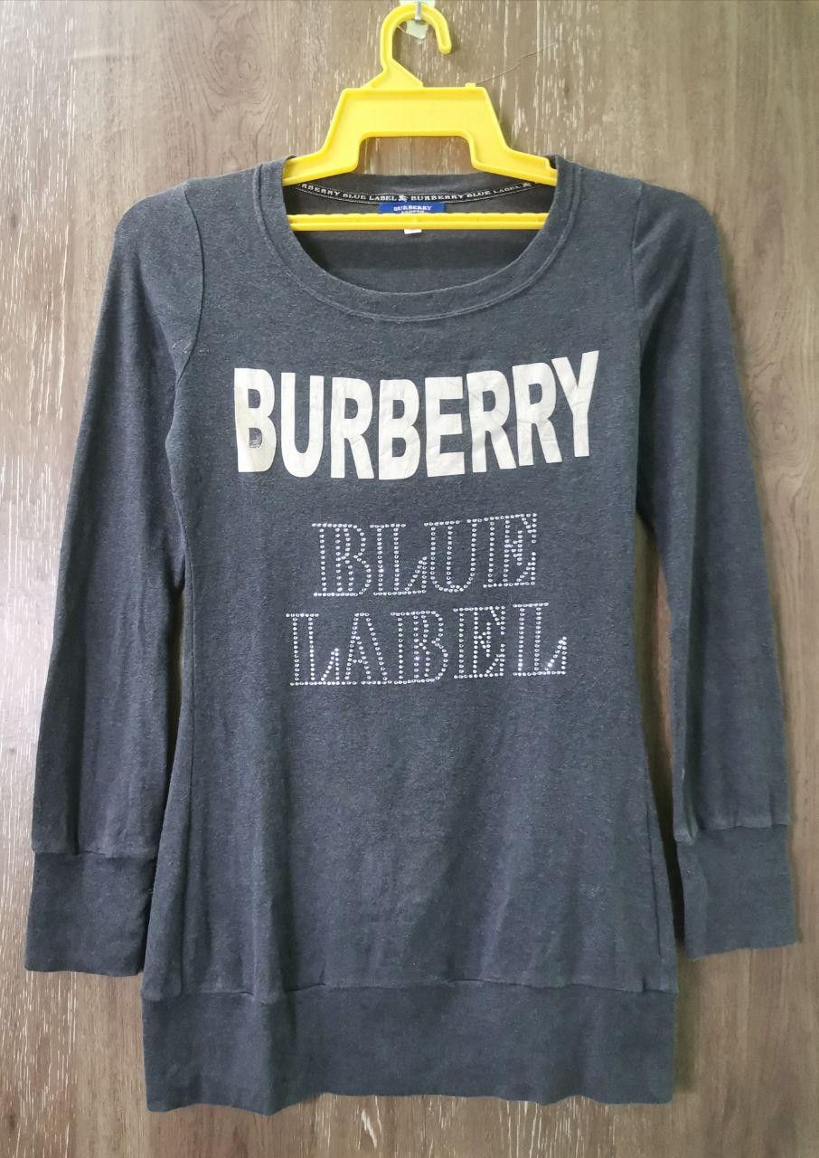 Burberry × Burberry Prorsum × Vintage Burberry Women's long sleeve black t-shirt Size 38 Size S / US 4 / IT 40 - 1 Thumbnail