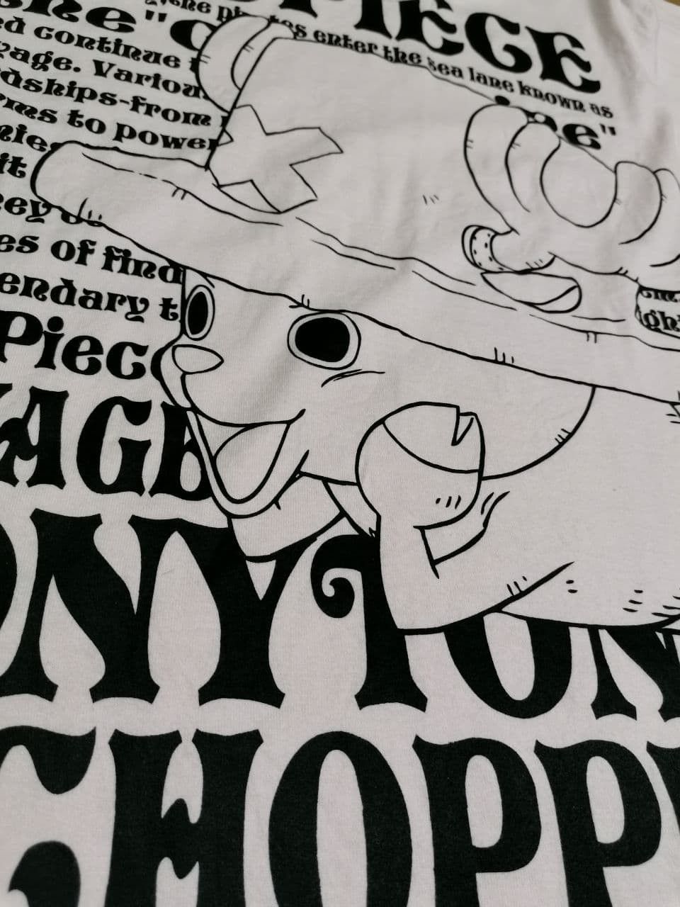 Anime × Cartoon Network × Vintage One Piece Tony Chopper Full Print Rare Design Size US M / EU 48-50 / 2 - 8 Thumbnail