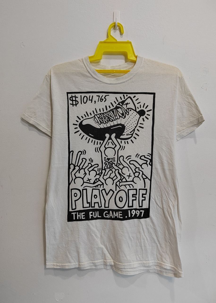 Japanese Brand × Keith Haring × Vintage Keith Haring Moma Art Full Print Size US L / EU 52-54 / 3 - 2 Thumbnail