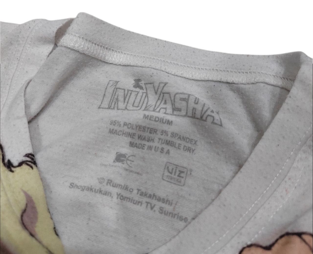 Anime × Cartoon Network × Vintage Innuyasha anime FullPrint Rare Made In USA/ YuyuHakusho Size US M / EU 48-50 / 2 - 6 Thumbnail