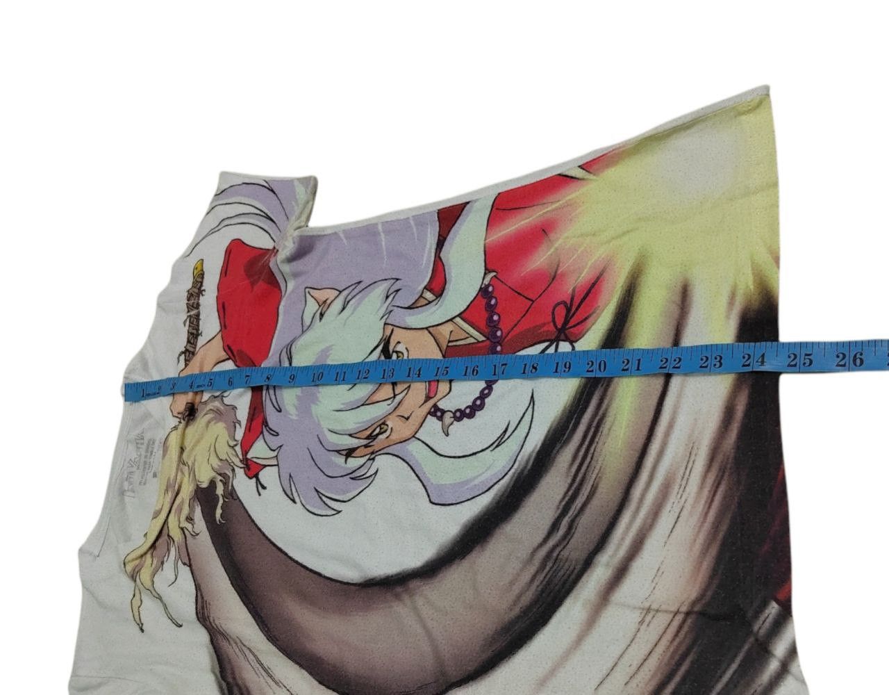 Anime × Cartoon Network × Vintage Innuyasha anime FullPrint Rare Made In USA/ YuyuHakusho Size US M / EU 48-50 / 2 - 5 Thumbnail