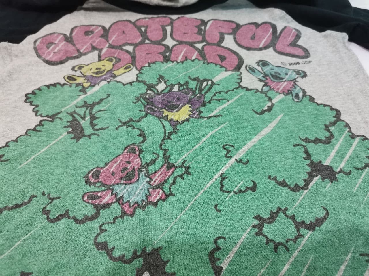 Band Tees × Vintage Grateful Dead Raglan Shirt 3Q Full Print Vtg no.1 Size US M / EU 48-50 / 2 - 6 Thumbnail