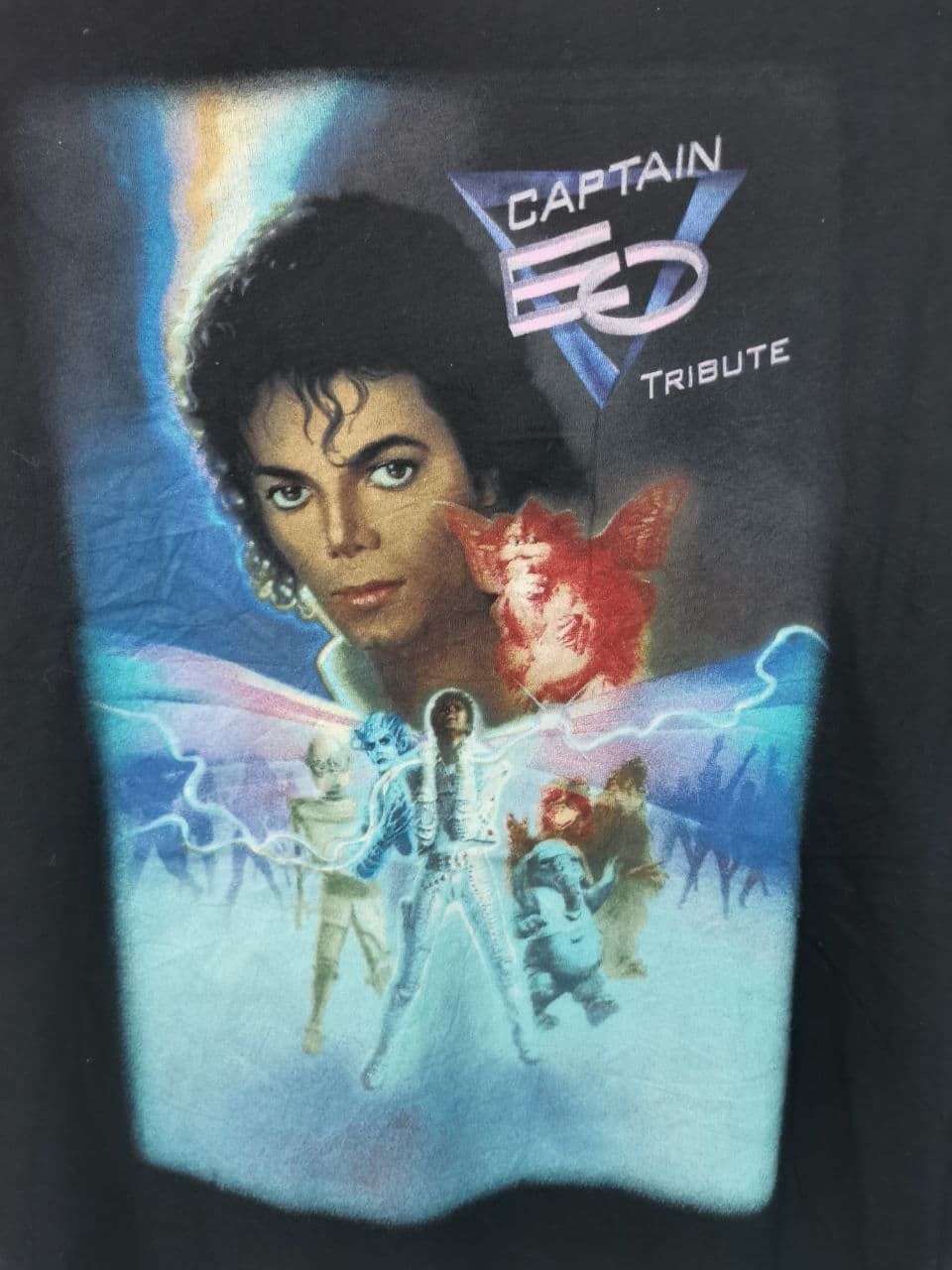 Cartoon Network × Disney × Michael Jackson Vintage!! Captain EO Disney Michael Jackson Tribute Tshirt Size US XL / EU 56 / 4 - 1 Thumbnail