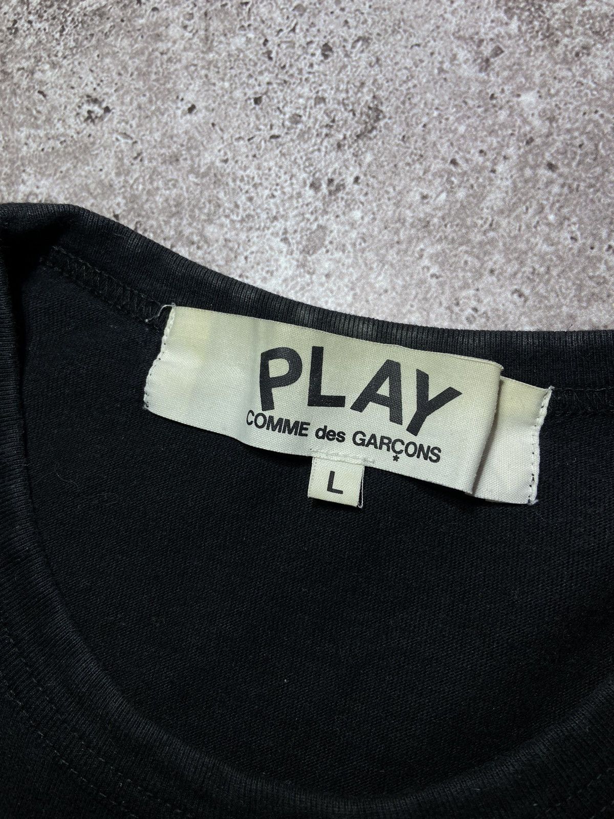 Play Comme Des Garçons black long sleeve