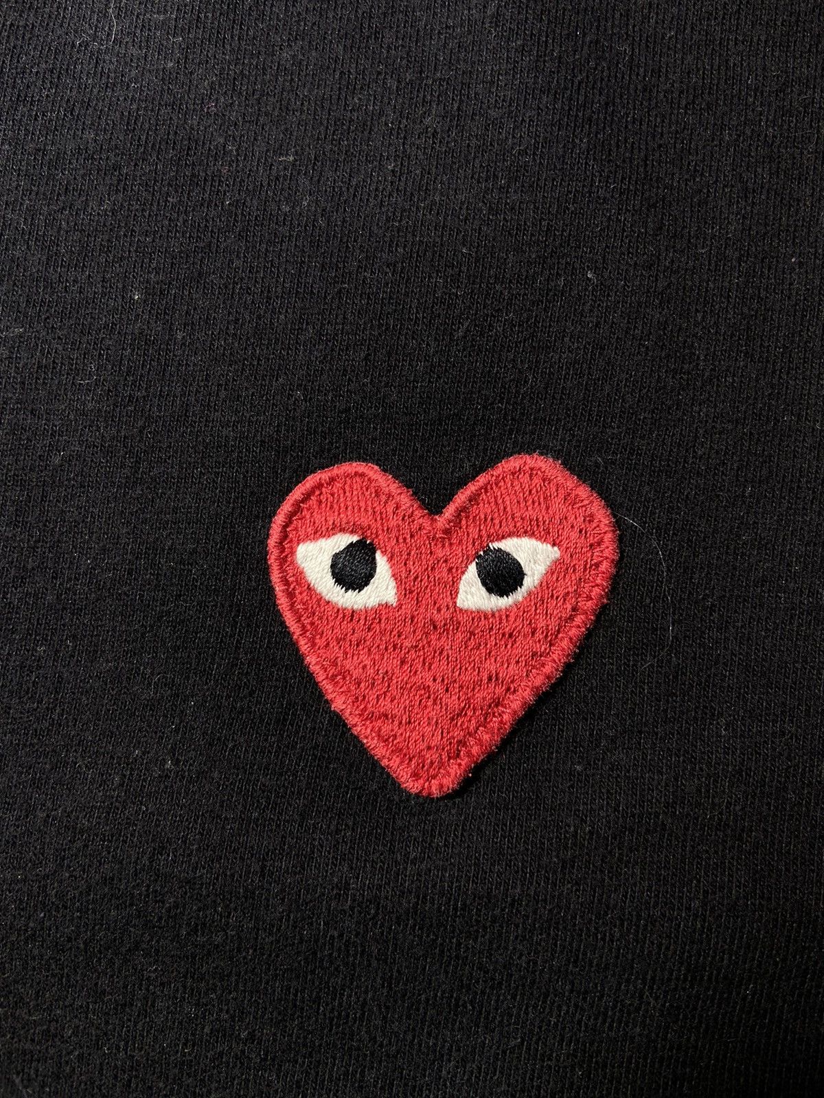 Play Comme Des Garçons black long sleeve