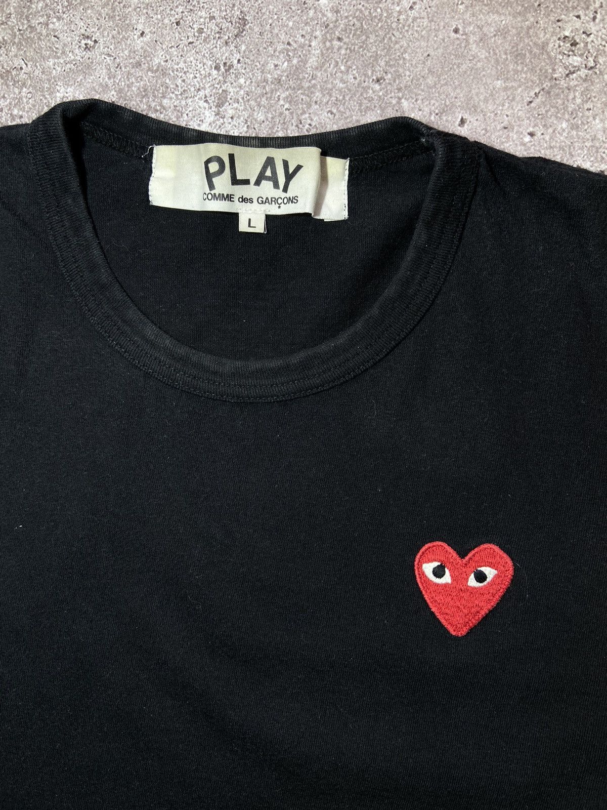 Play Comme Des Garçons black long sleeve