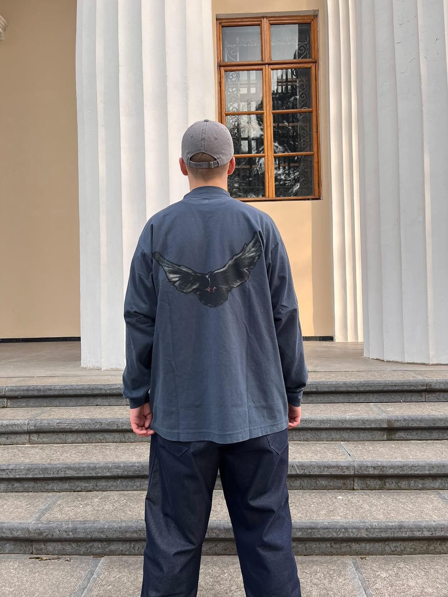 Gap × Kanye West Yeezy Gap Balenciaga Dove Long Sleeve Tee 'Dark