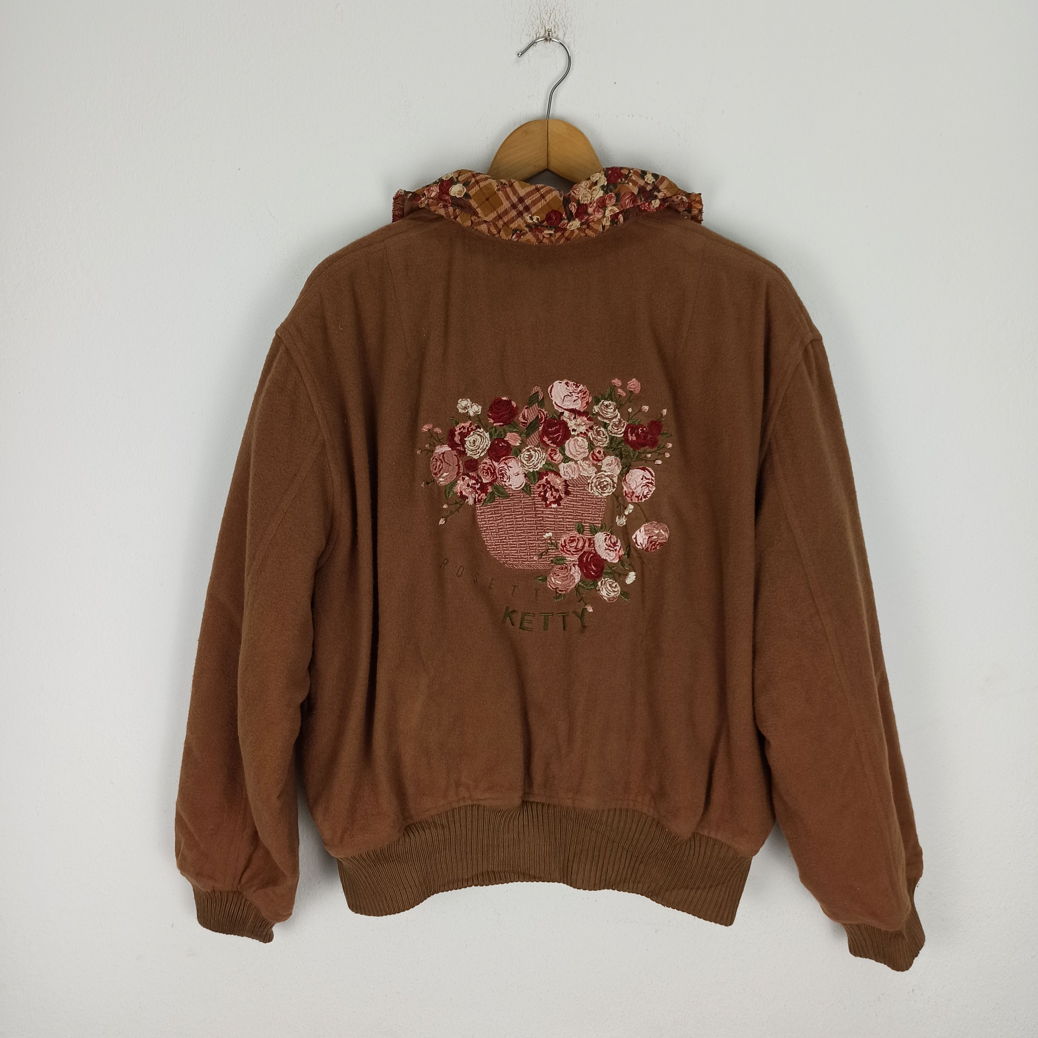 Beauty Beast Vintage Ketty Designer Bomber Jacket Reversible Size US M / EU 48-50 / 2 - 4 Thumbnail