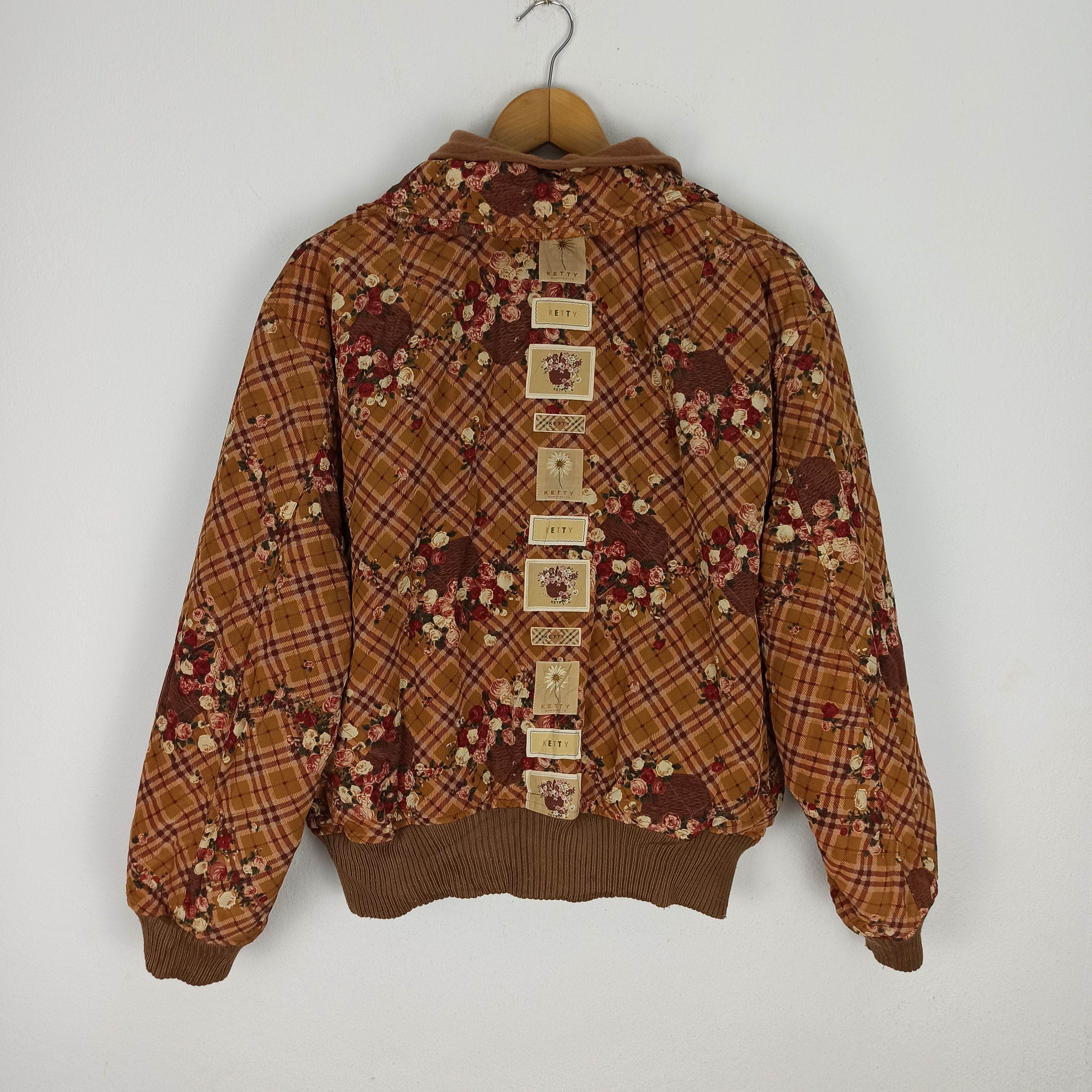 Beauty Beast Vintage Ketty Designer Bomber Jacket Reversible Size US M / EU 48-50 / 2 - 1 Thumbnail