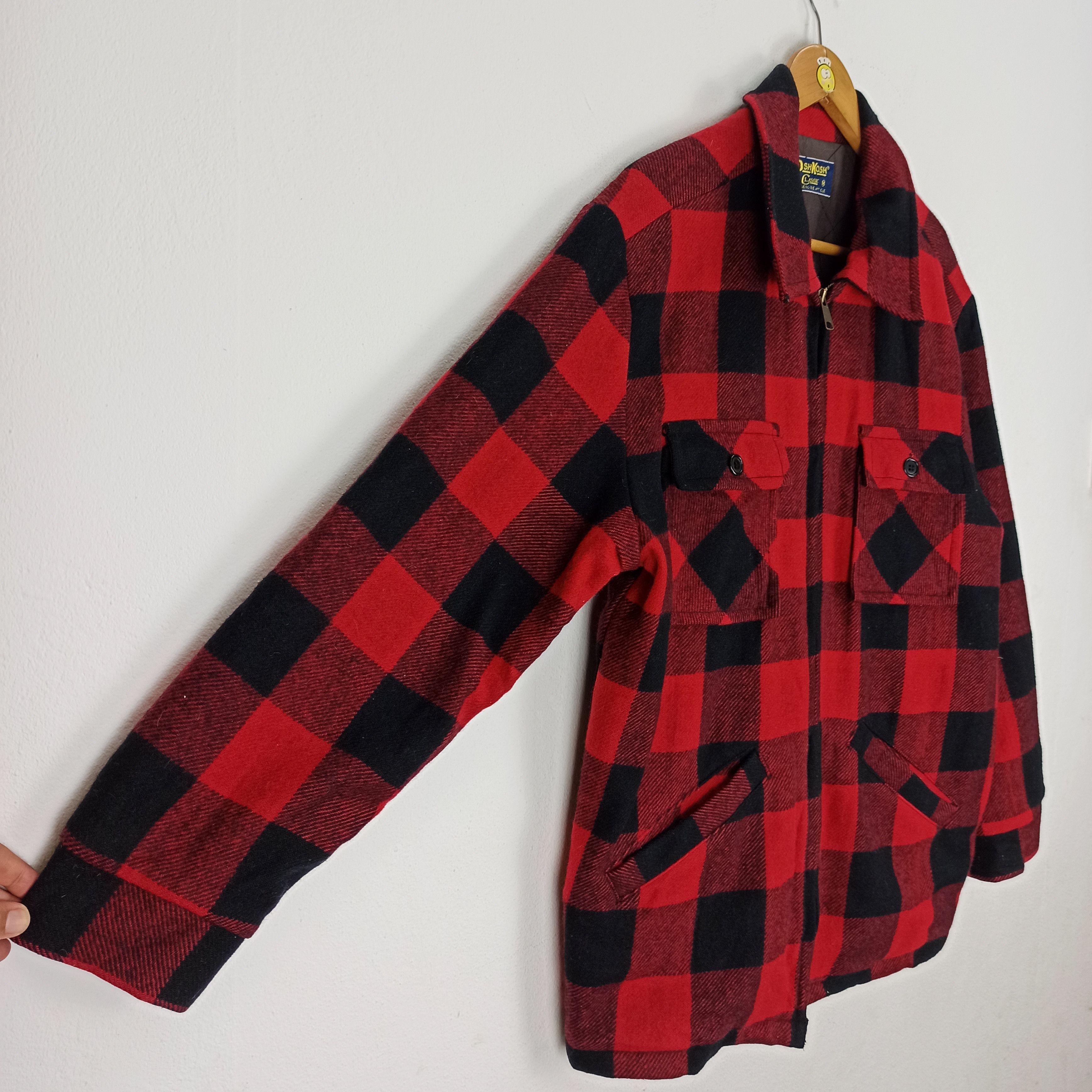 Oshkosh Vintage Flannel Oshkosh Jacket Zipper Size US M / EU 48-50 / 2 - 3 Thumbnail